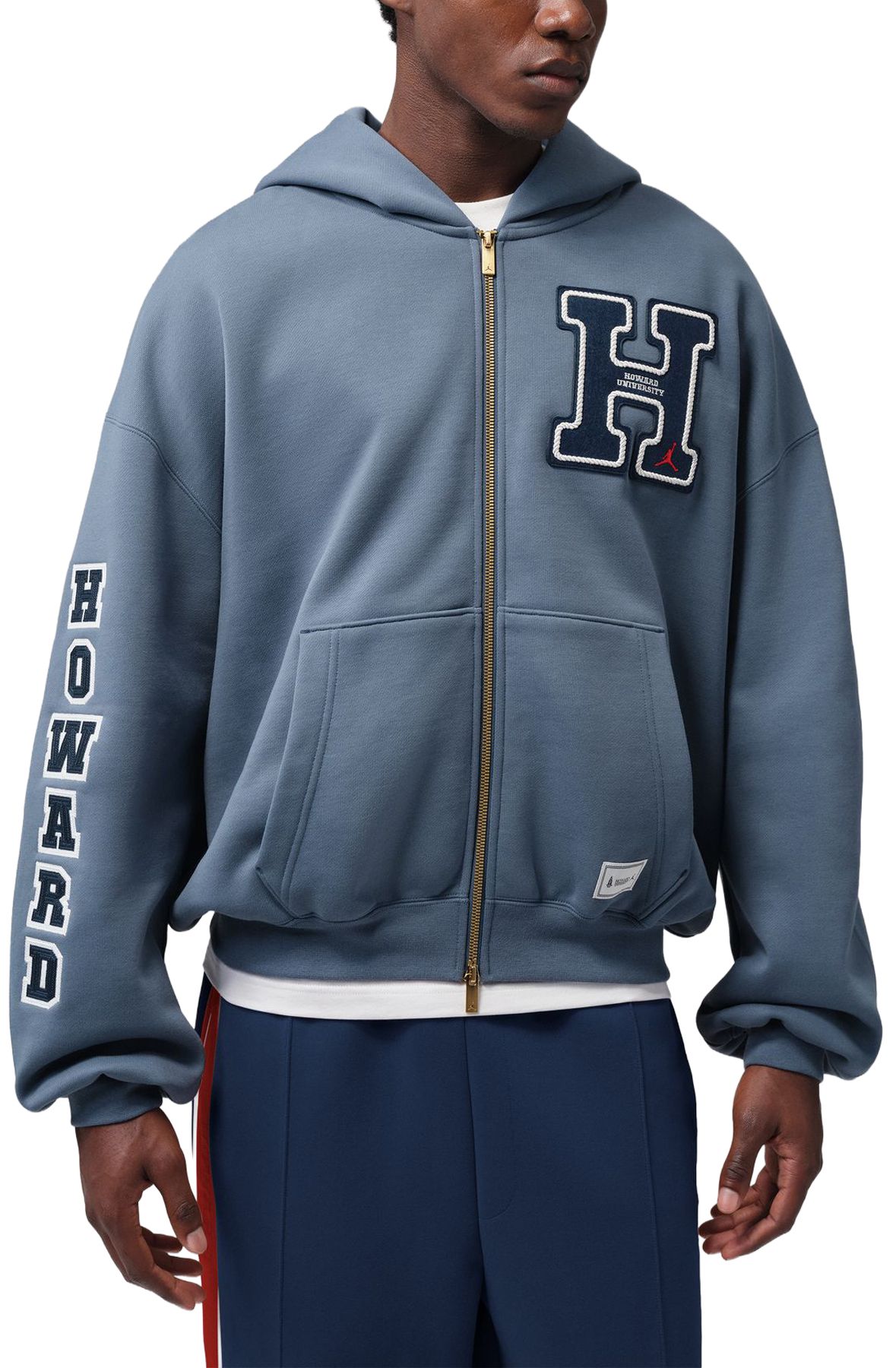 JORDAN Howard University FleeceFull-Zip Hoodie IU5517 419 - Shiekh