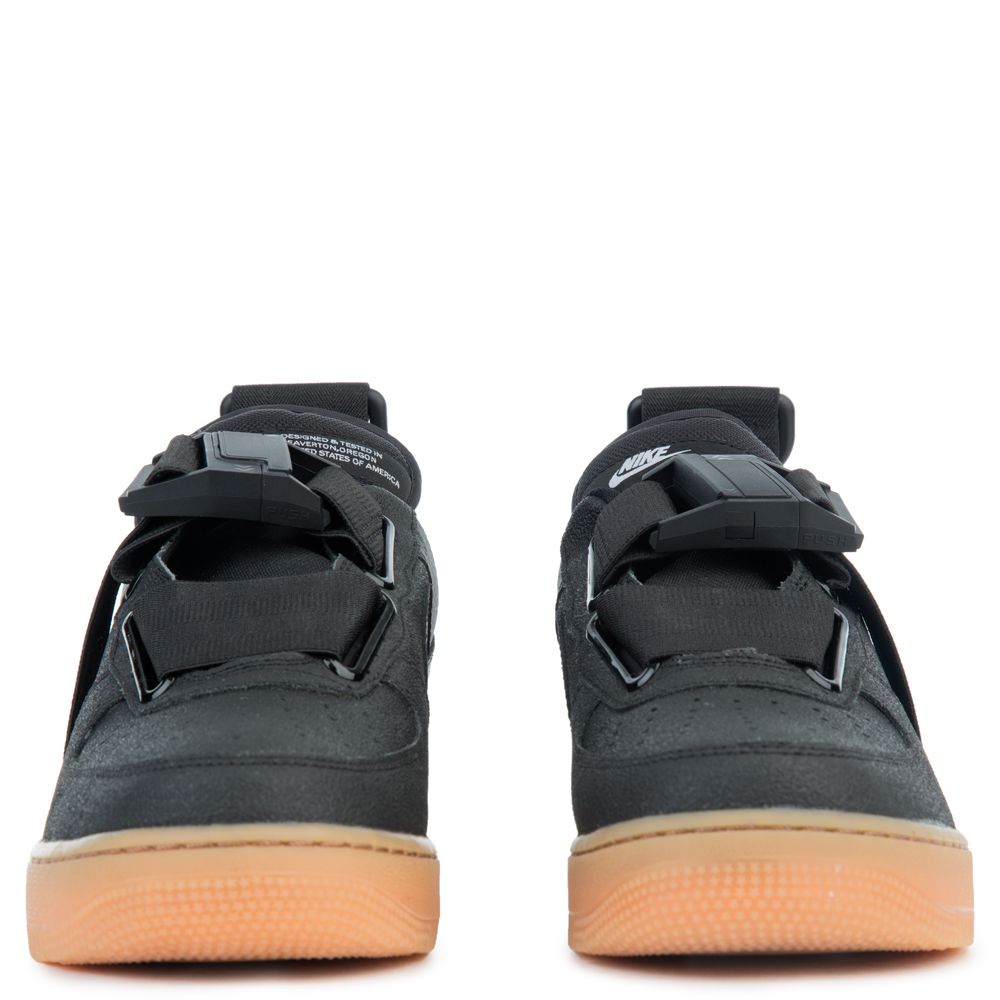 Nike Air Force 1 Utility Unisex/Men's Shoes Black/White/Gum-Medium Brown  ao1531-002 