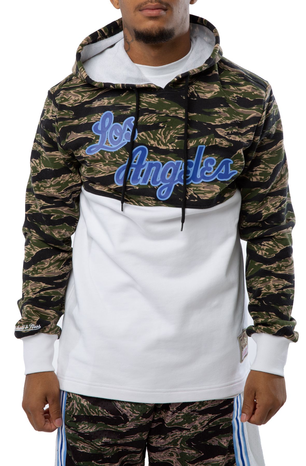MITCHELL AND NESS Los Angeles Lakers Tiger Camo Hoodie FPHDBW19094 ...