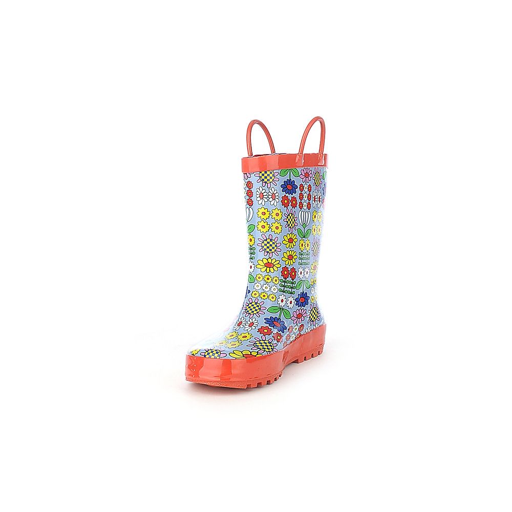womens orange rain boots