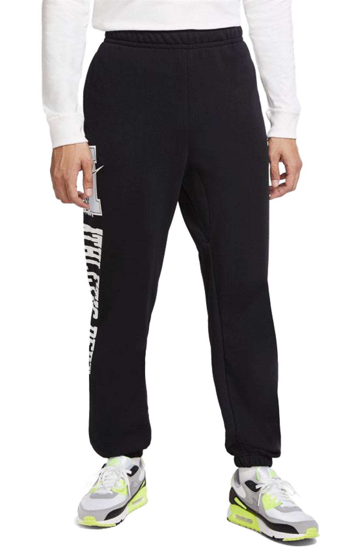 Nike Men Sportswear Club Fleece Pants in Black/White, Different