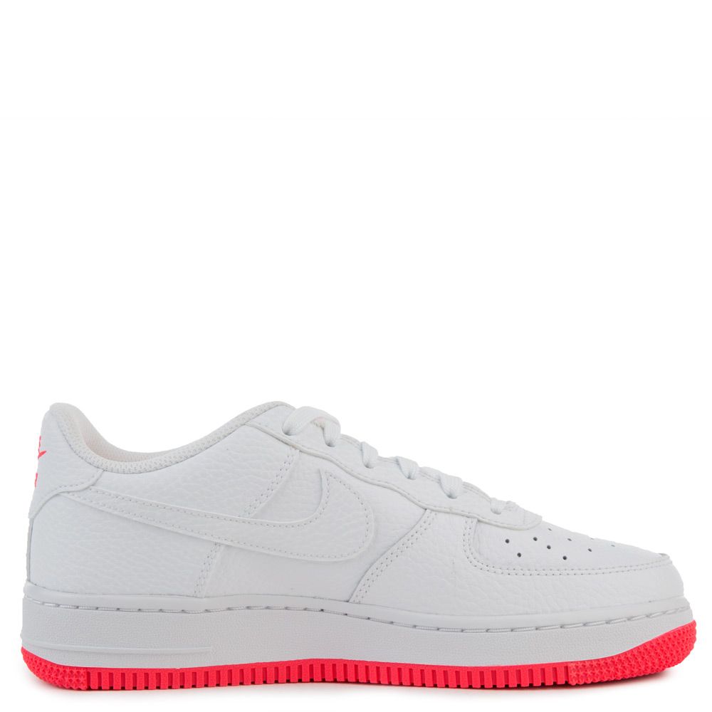 white nike air force 1 with pink bottom