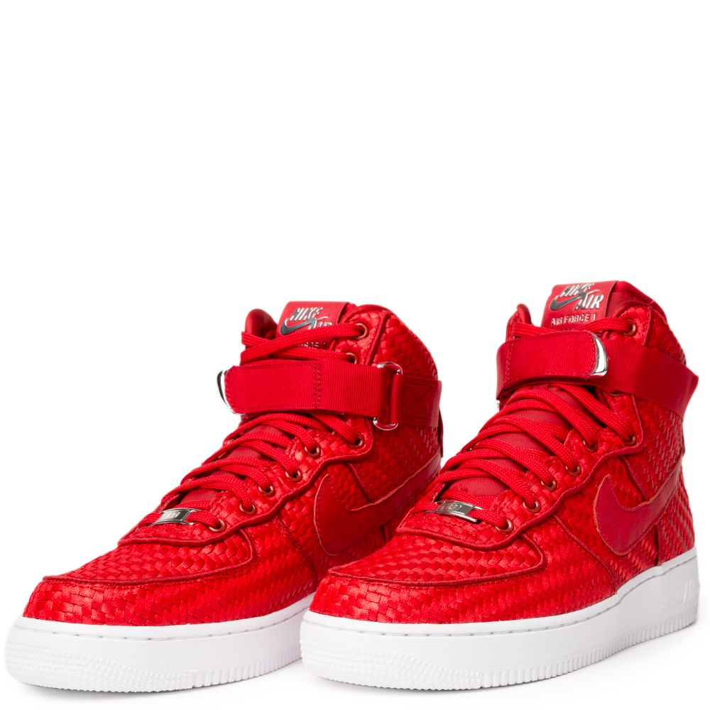Nike Air Force 1 High '07 LV8 Woven Shoe - 10 - Red