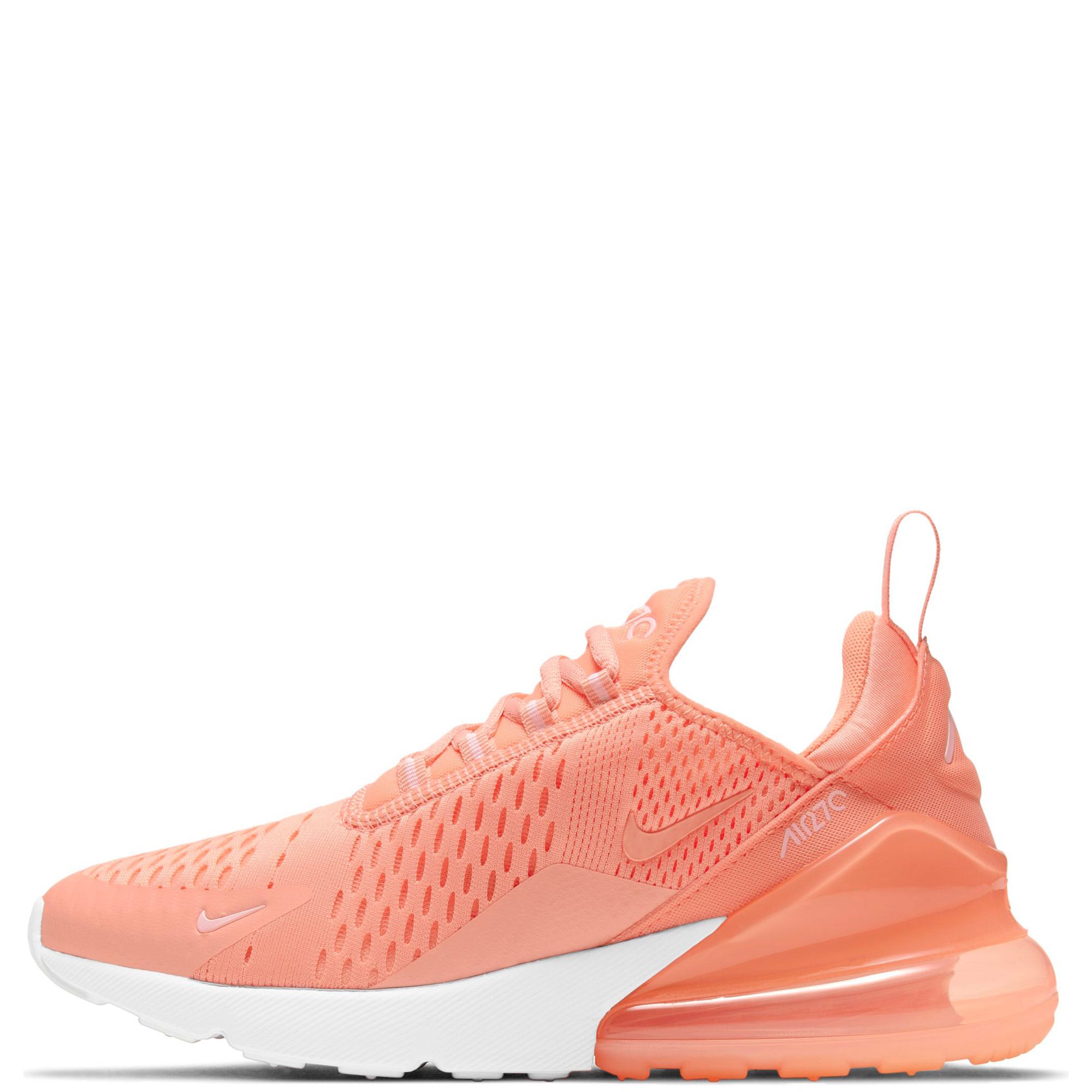 air max 270 trainers white bright mango crimson tint f