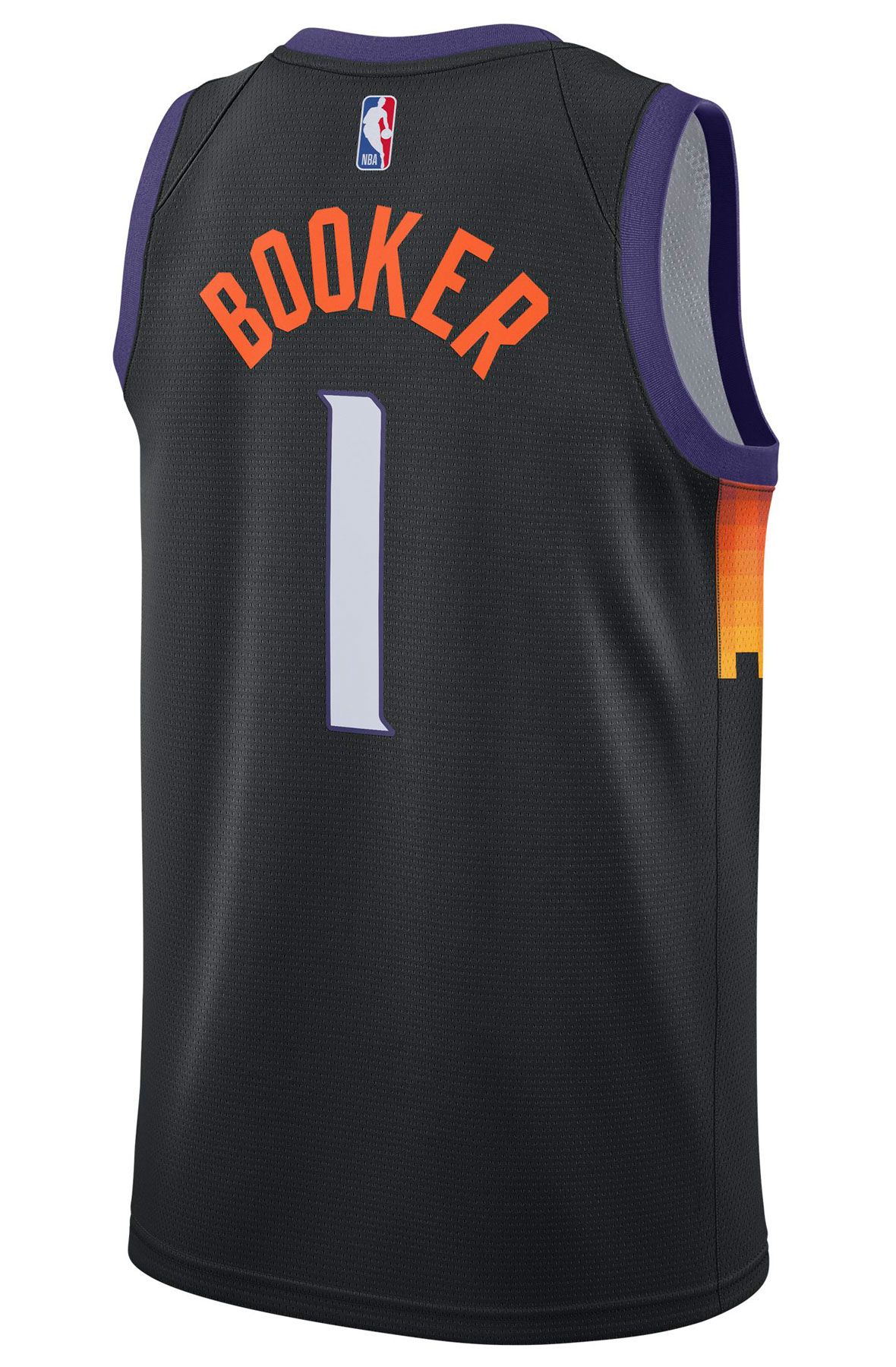 Devin Booker 1 Phoenix Suns 2020-21 City Edition The Valley Black Jersey - NBA  Jerseys Shop