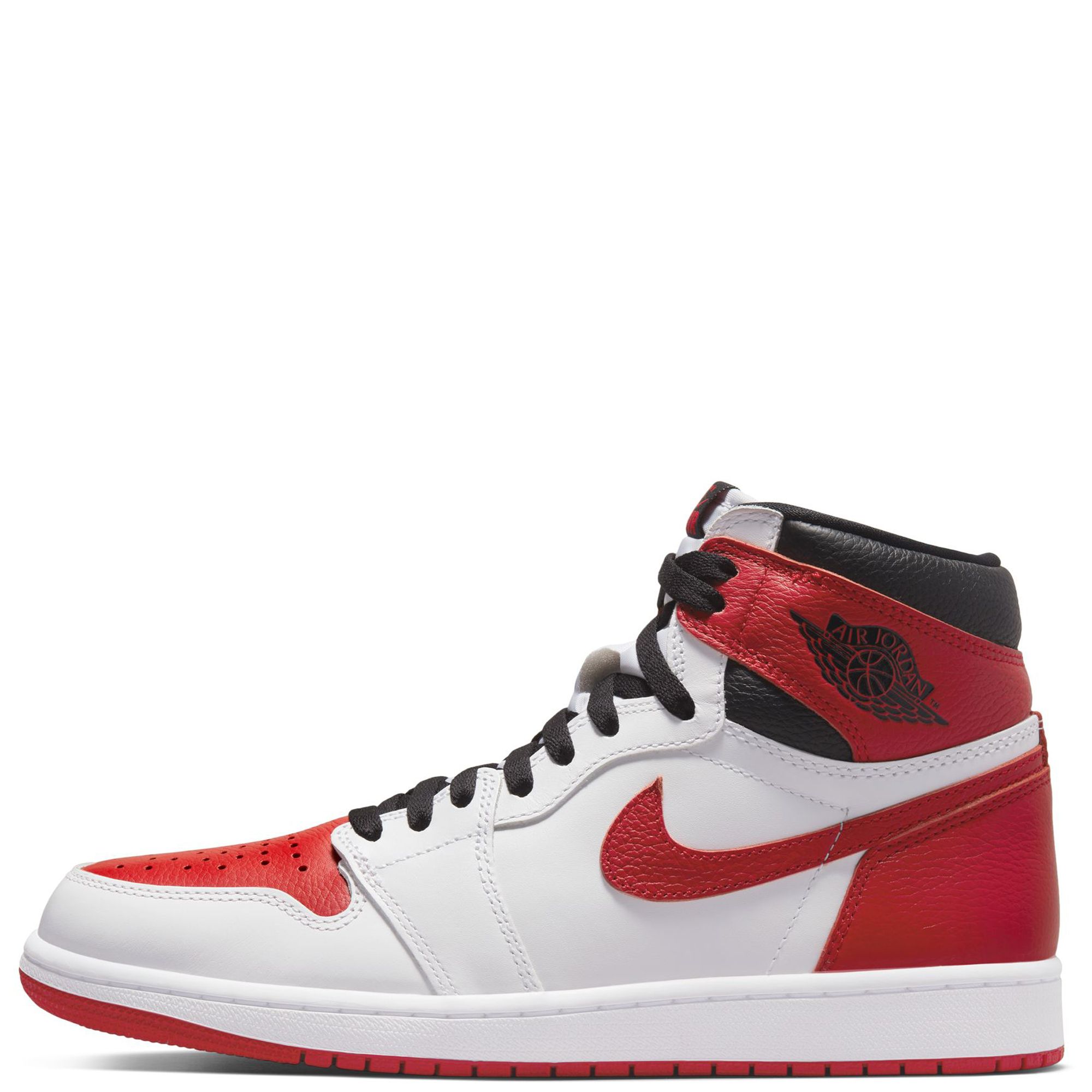 jordan 1 retro high og red and white