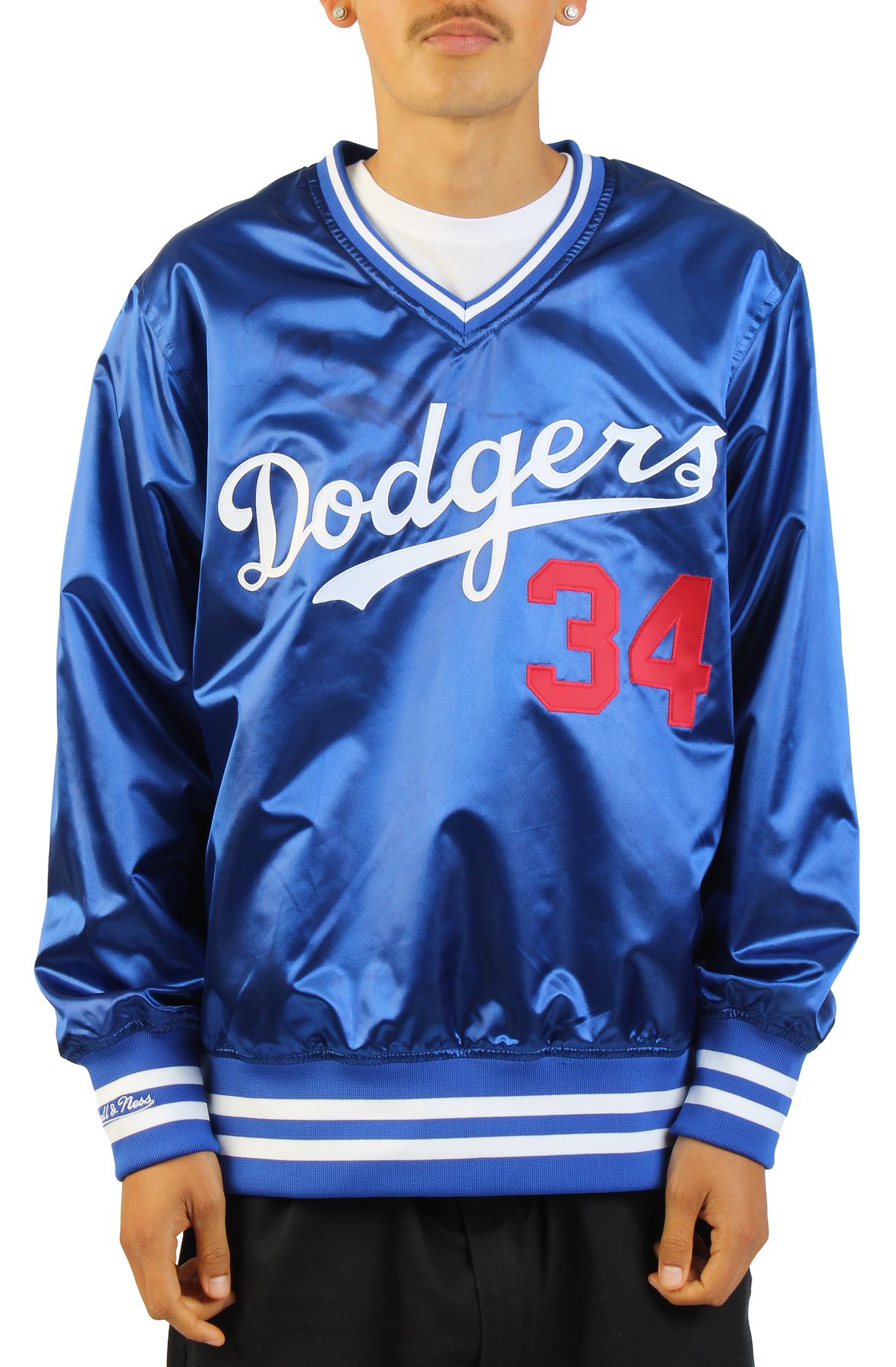 MITCHELL AND NESS MLB Los Angeles Dodgers Authentic V-Neck