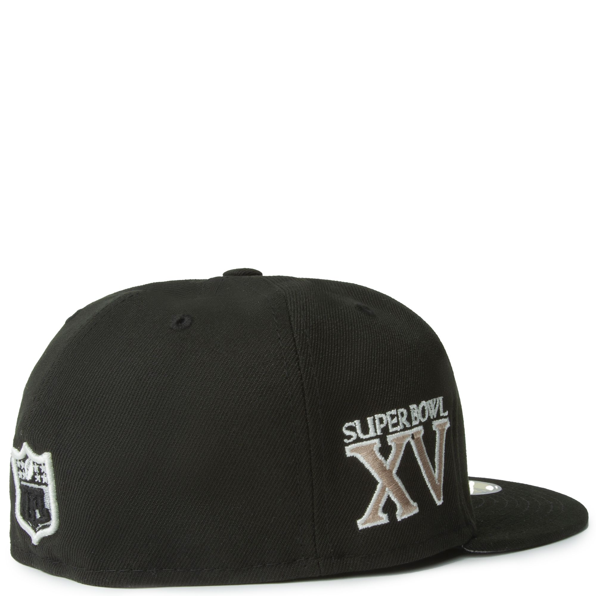 Las Vegas Raiders New Era Throwback Super Bowl Black Noir Rogue