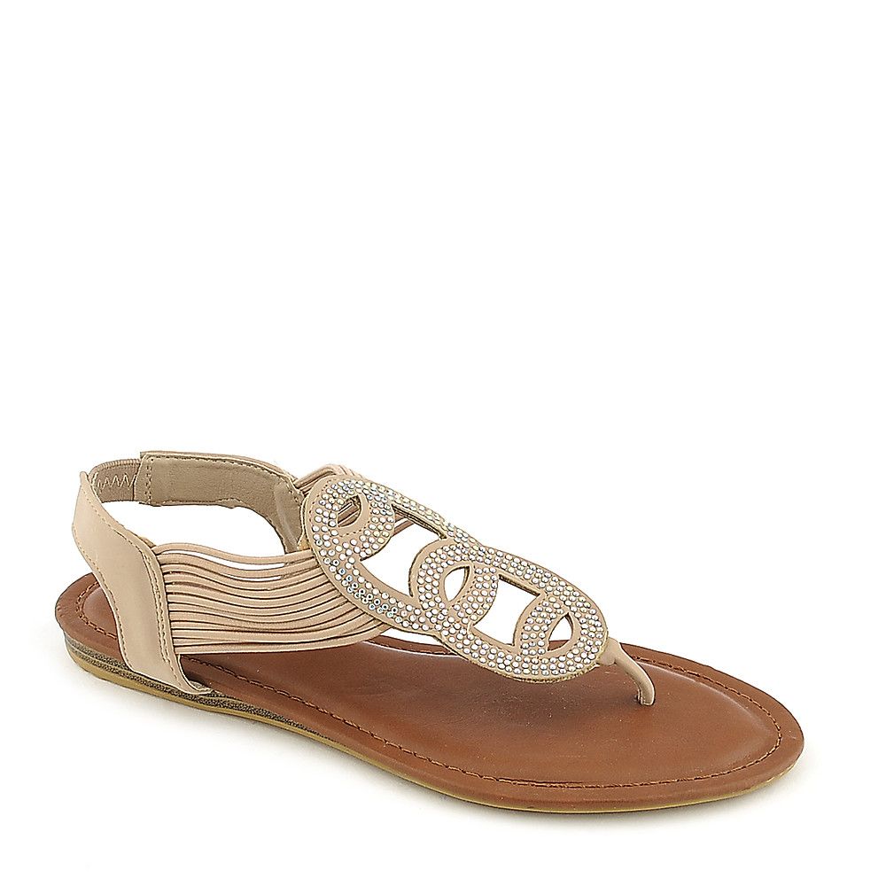 J P ORIGINAL Mason-07 Flat Sandals JPM MASON-07/NUDNUB - Shiekh