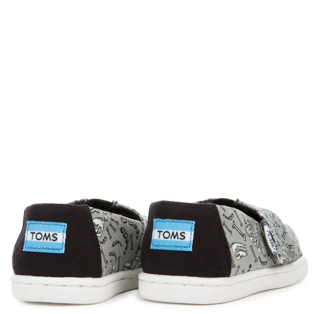TOMS Classic Dinosaur Bones Glow in the Dark Flats 10010705  display picture 3