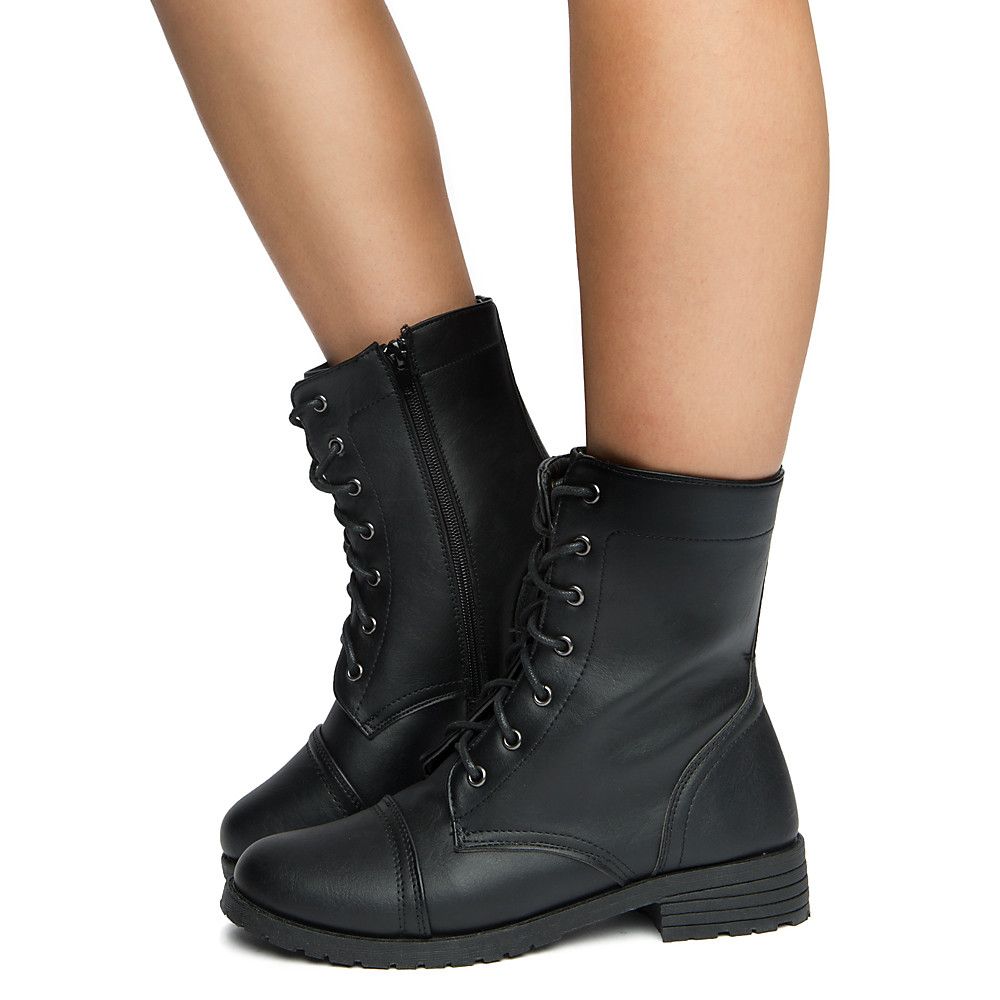 Black Combat Boots