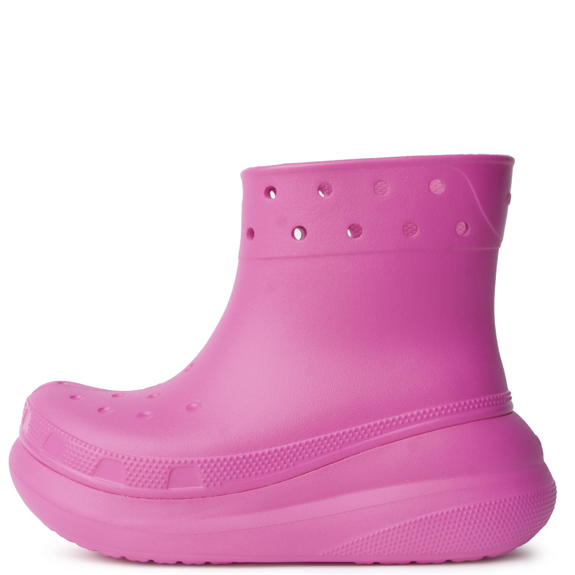 Pink croc shop rain boots