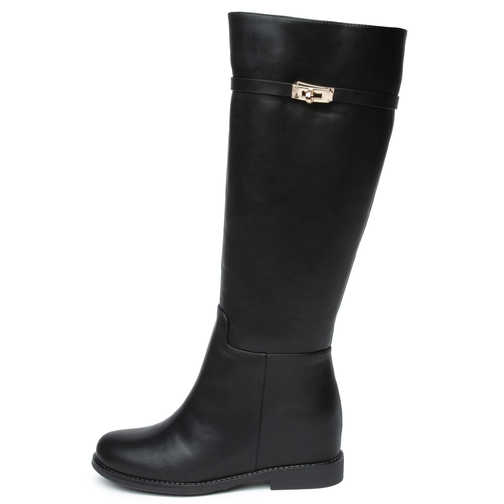 LILIANA Mayan-1 Knee High Boot MAYAN-1-BLK - Shiekh