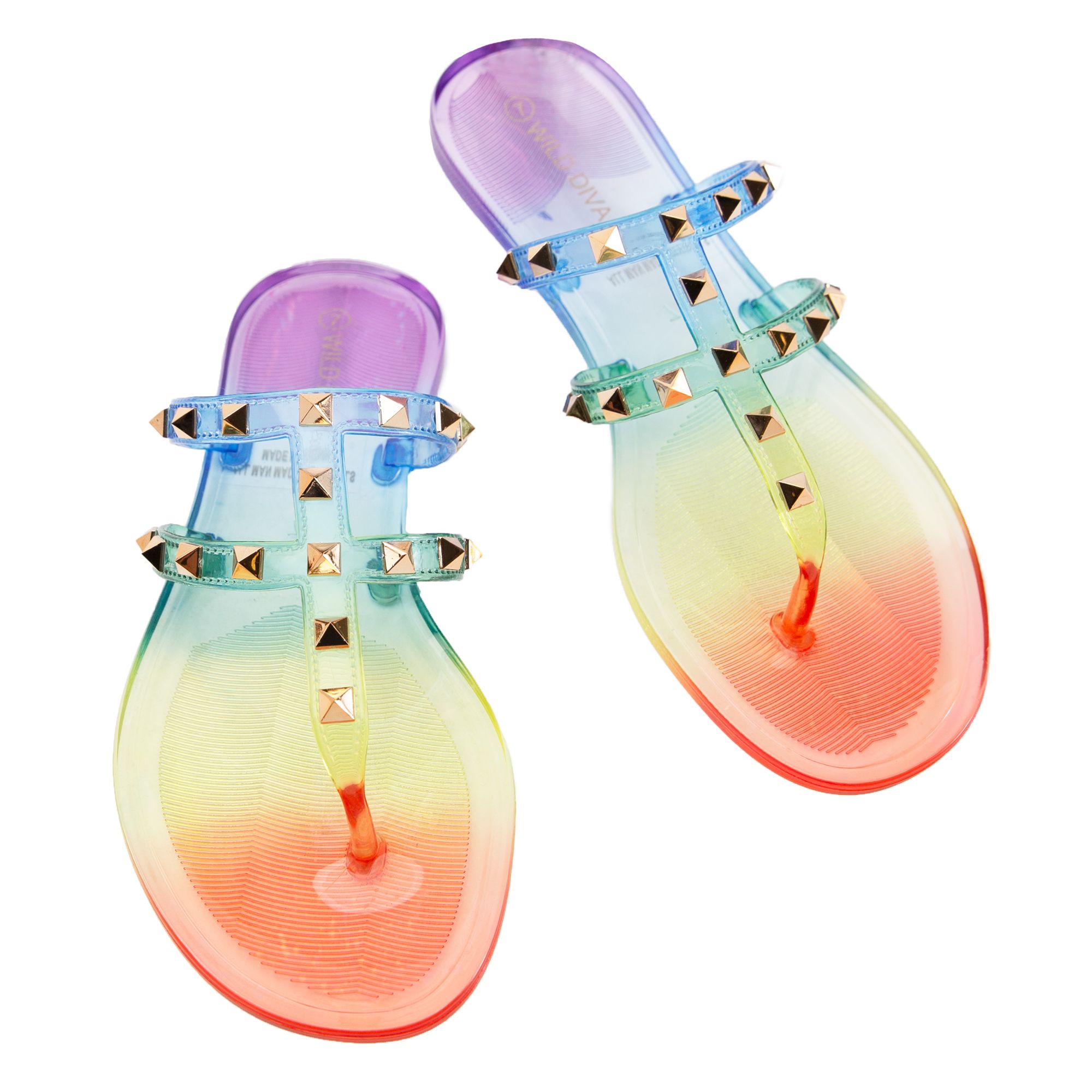 LEGEND FOOTWEAR INC Joanie-245 Stud Sandals JOANIE-245-MLPV - Shiekh