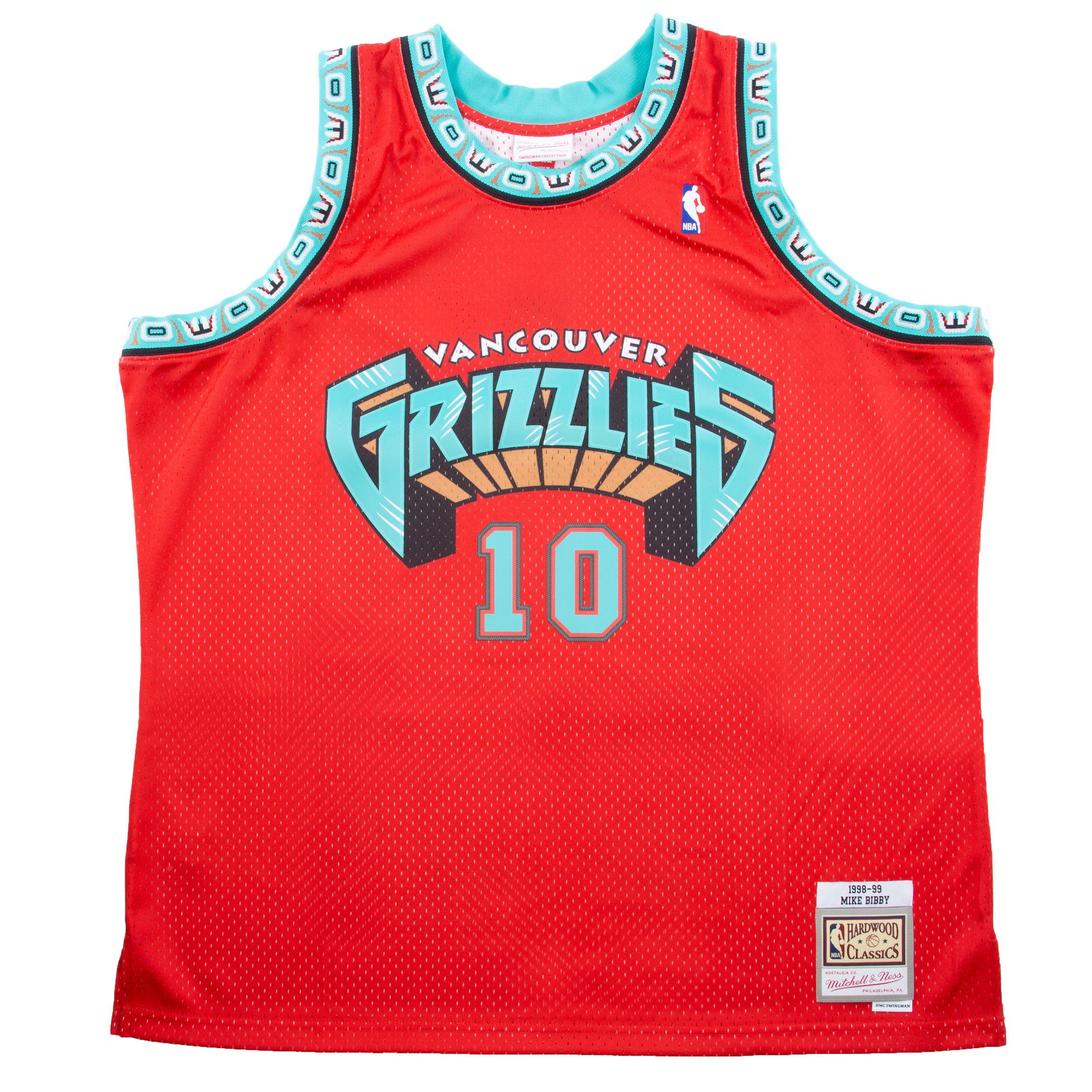  Mitchell & Ness Vancouver Grizzlies Mike Bibby 1998 Road  Swingman Jersey (Small) : Sports & Outdoors