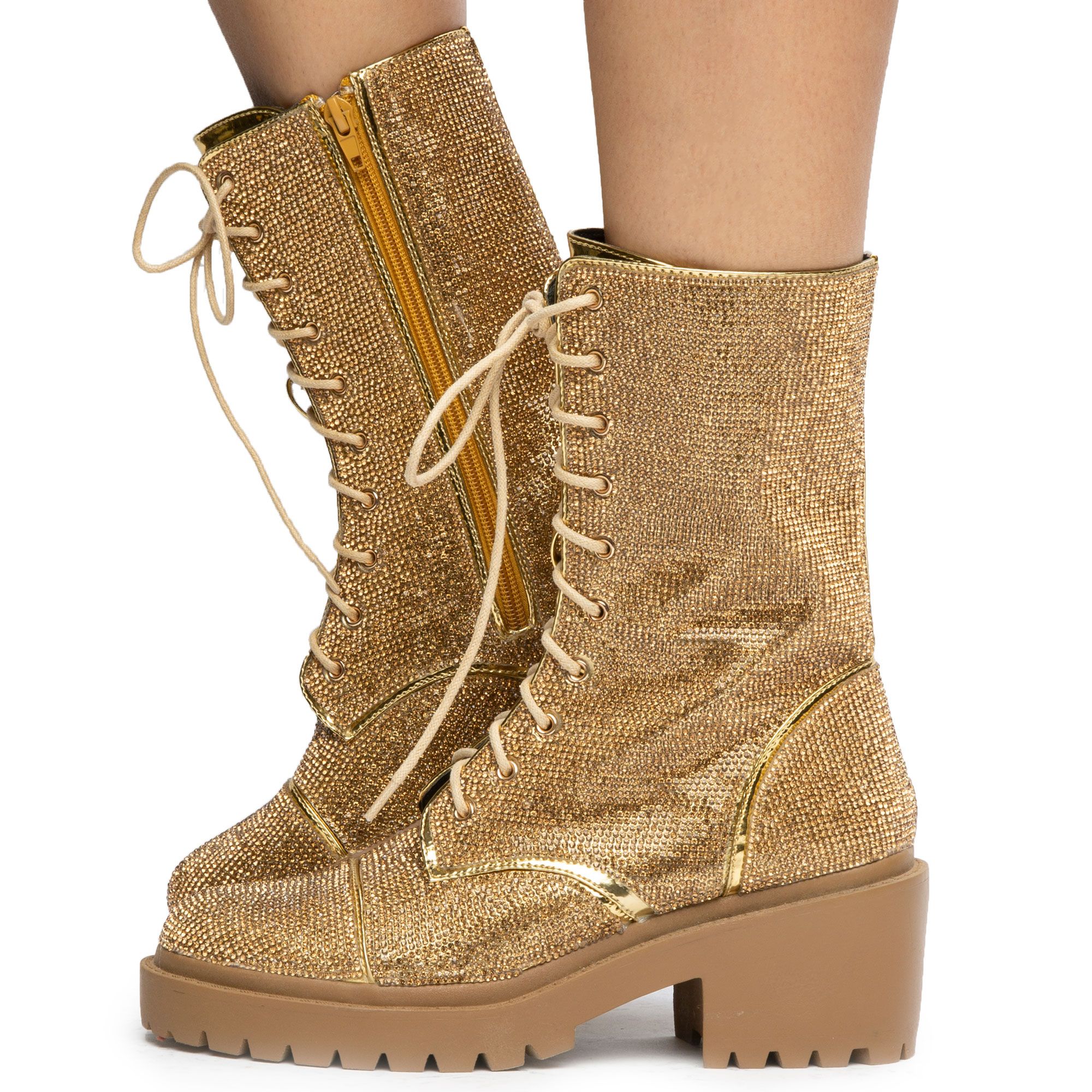 liliana rhinestone boots
