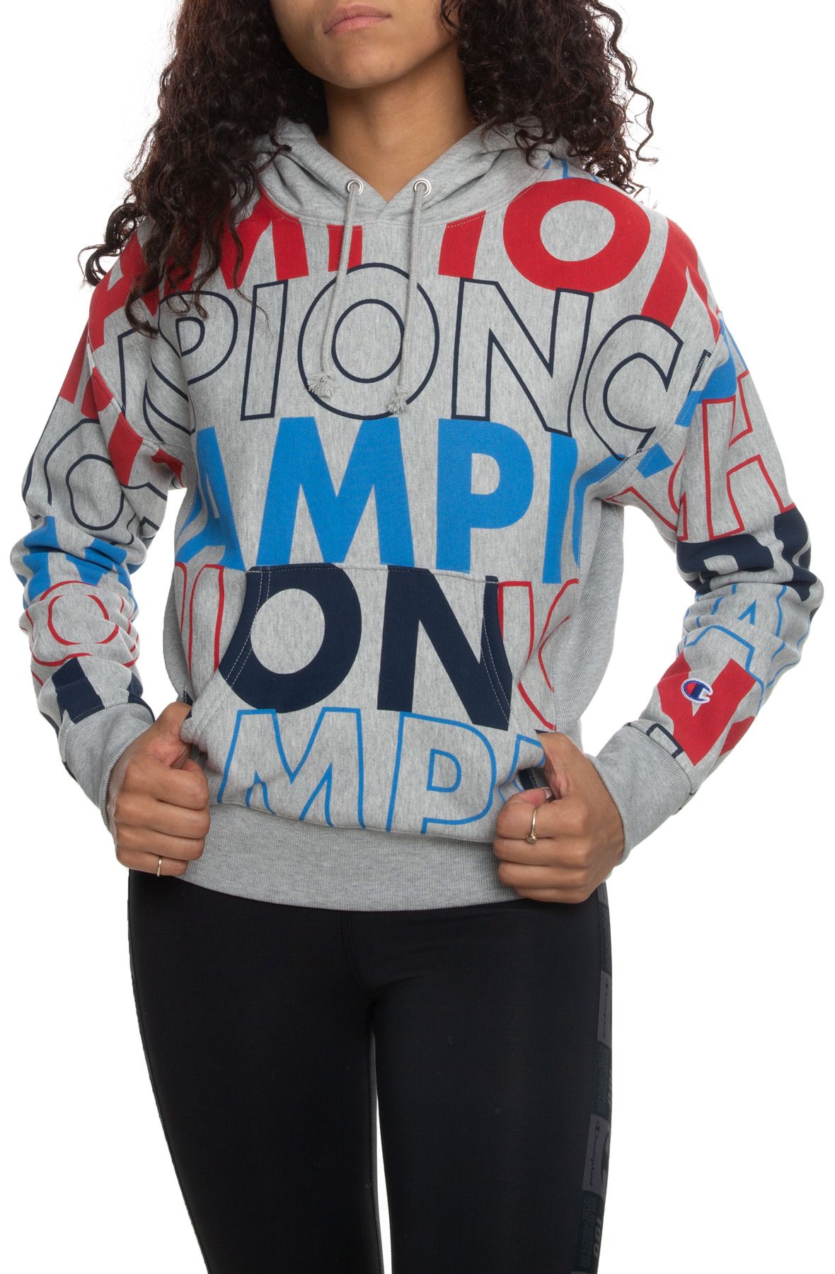 champion reverse weave all over print sweatshirt