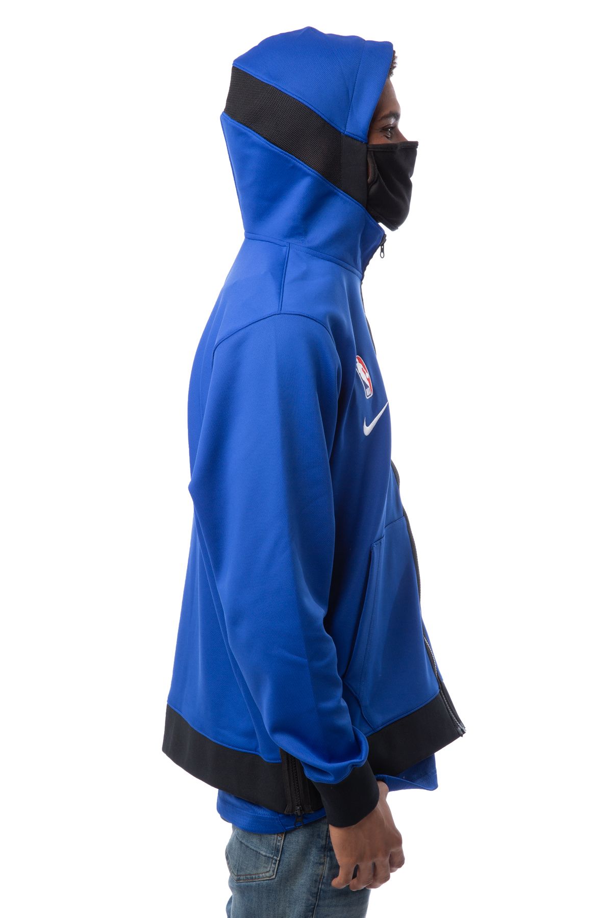 Nike Youth Los Angeles Clippers Showtime Full Zip Hoodie - Blue - L - L (Large)