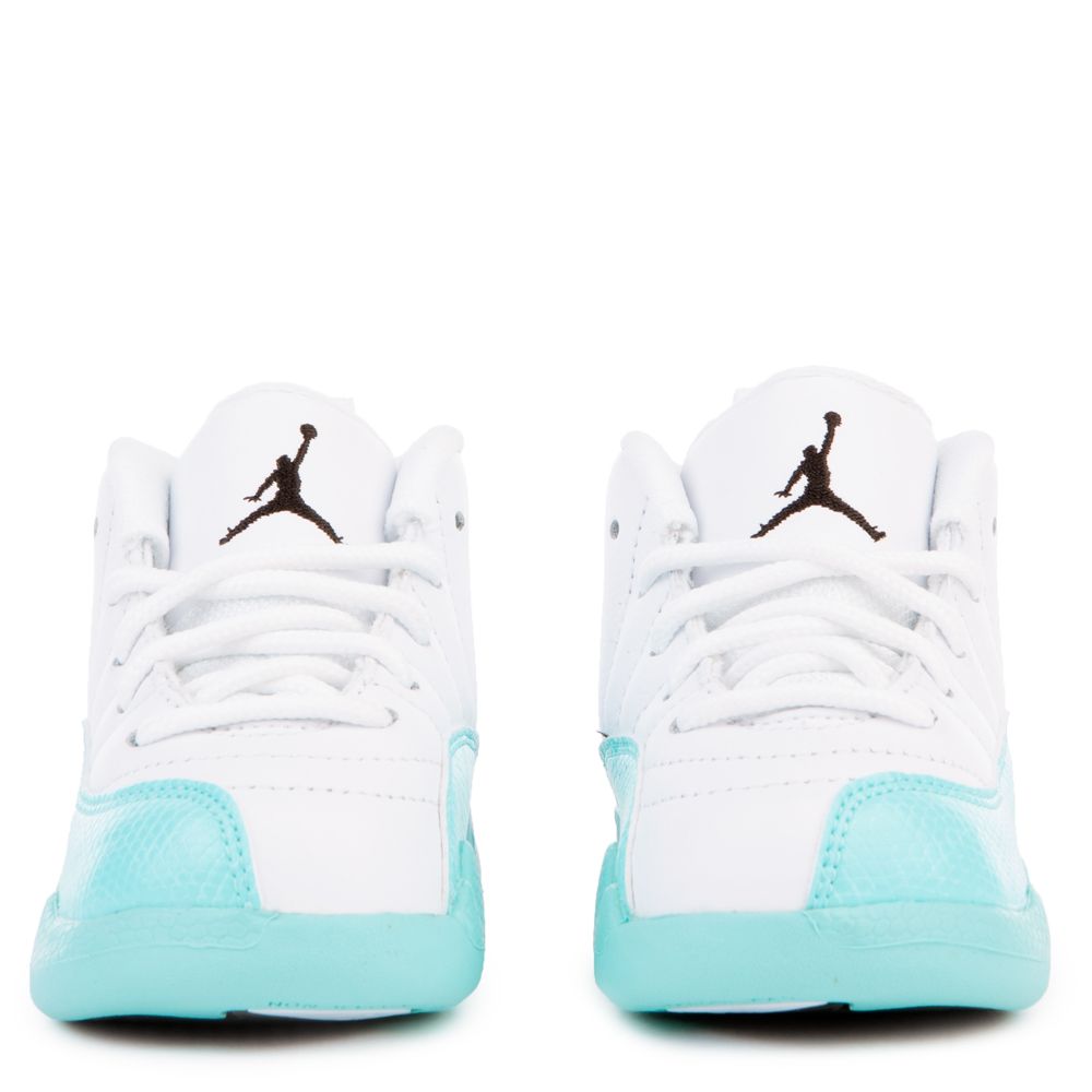 white aqua jordan 12