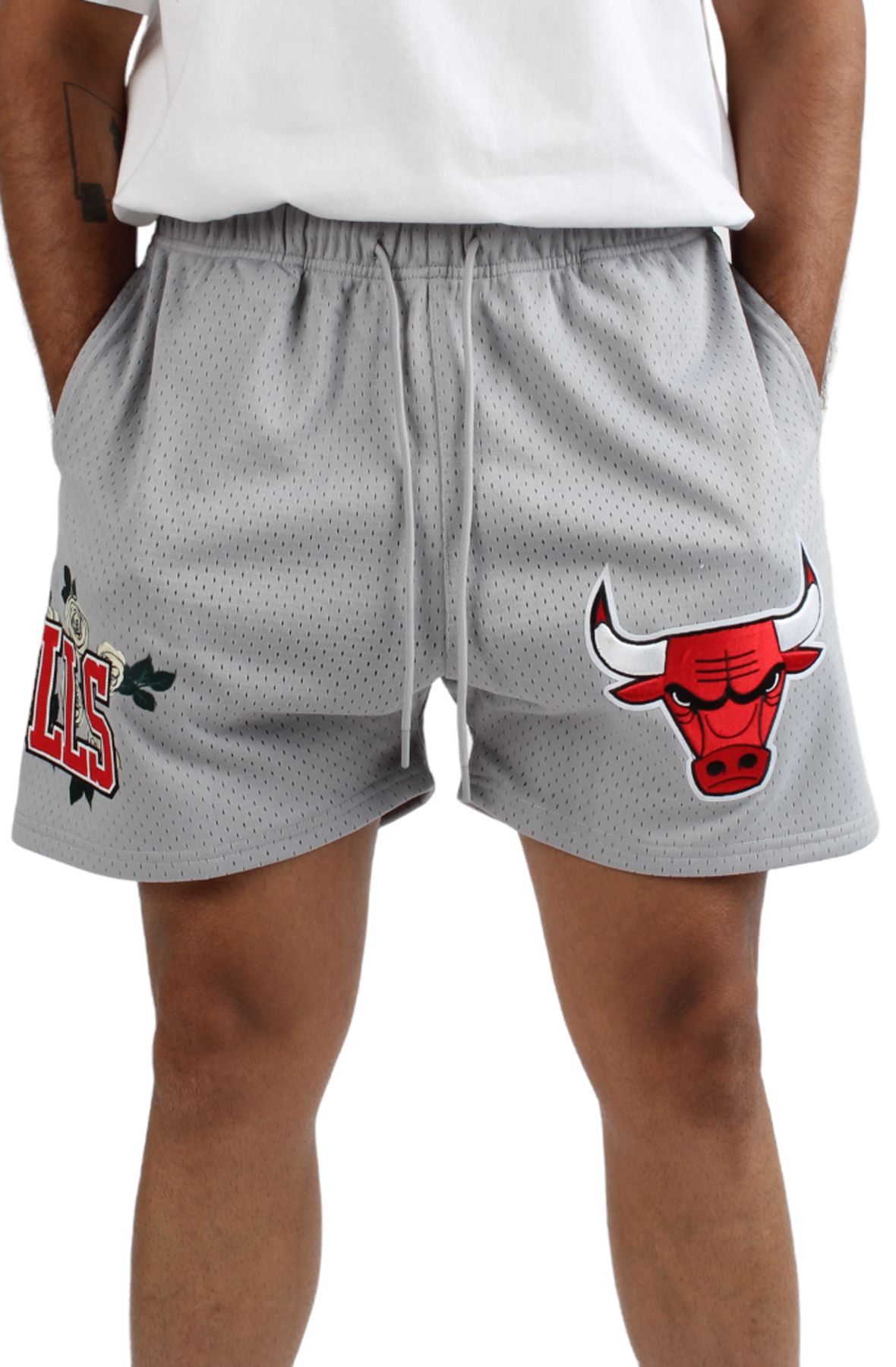 chicago bulls grey shorts