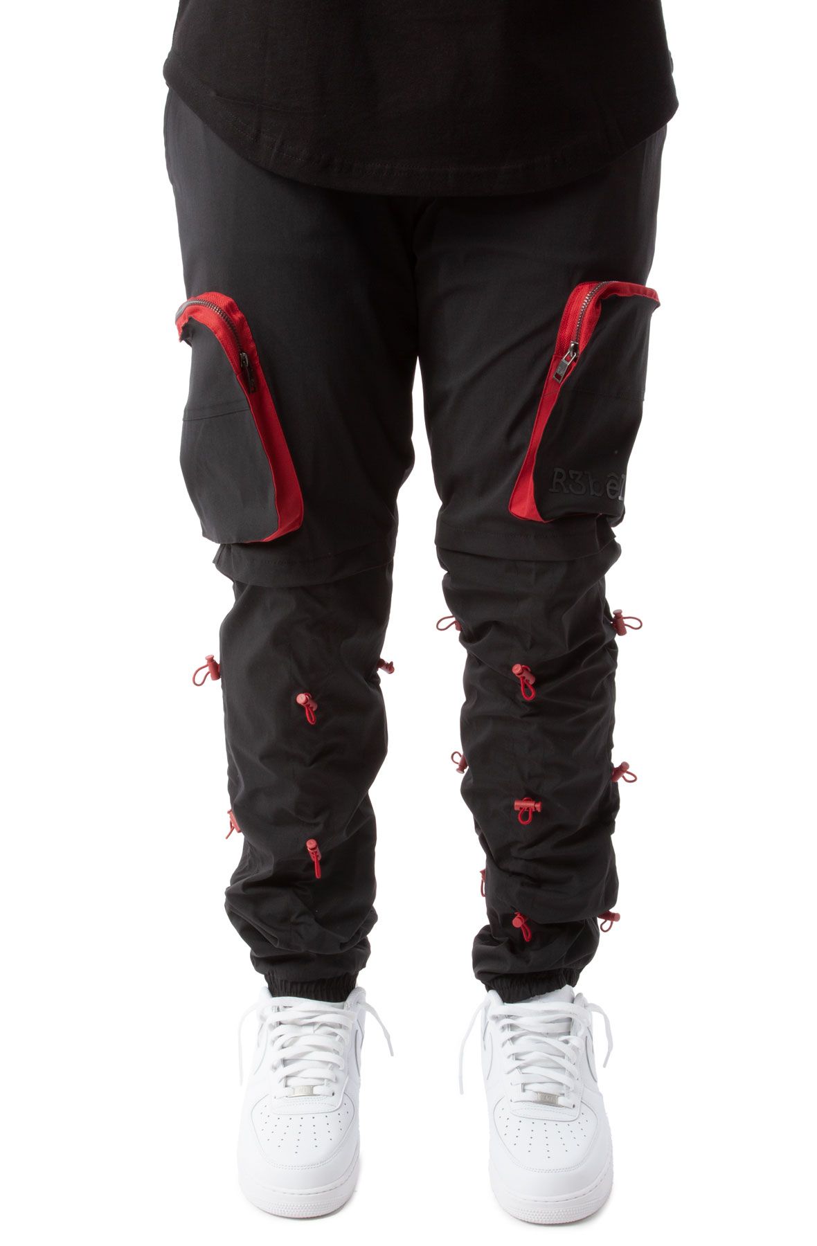 REBEL MINDS Ranger Cargo Tech Pants 621-461BLK - Shiekh