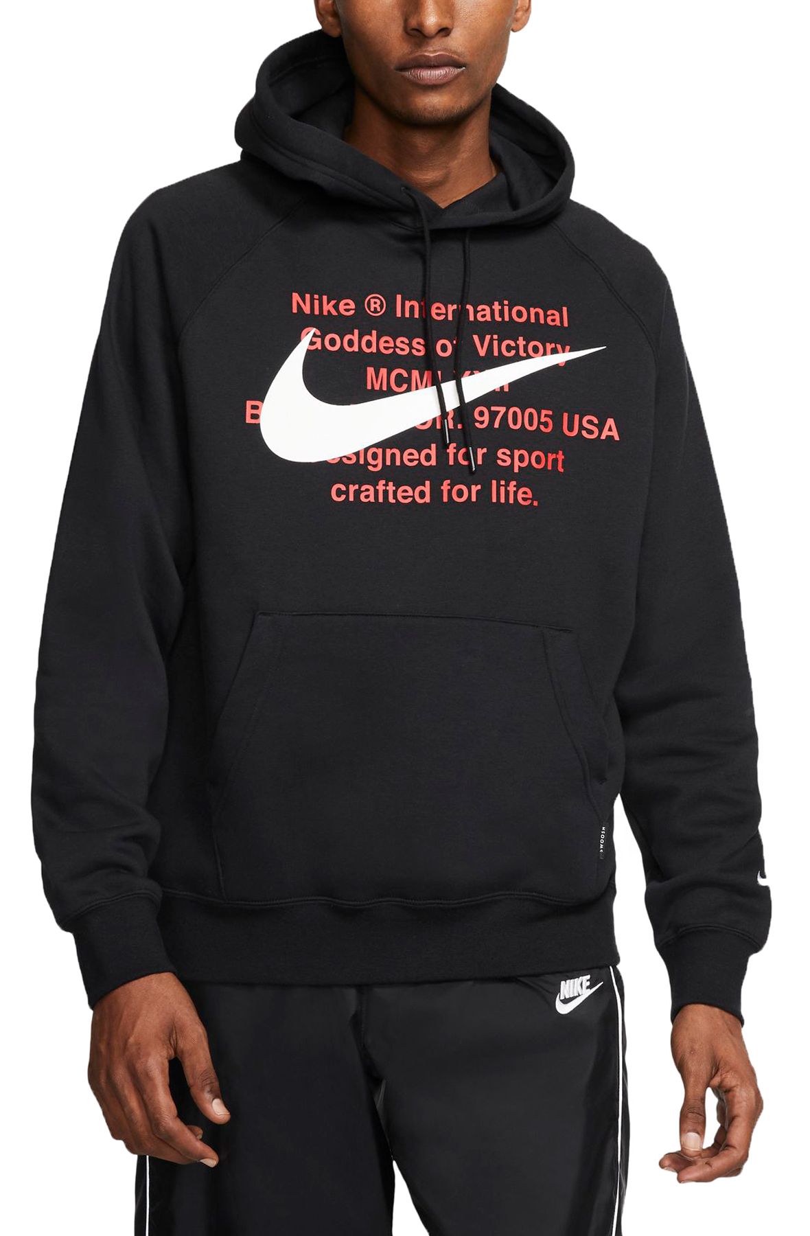 nike sportswear swoosh logo hoodie