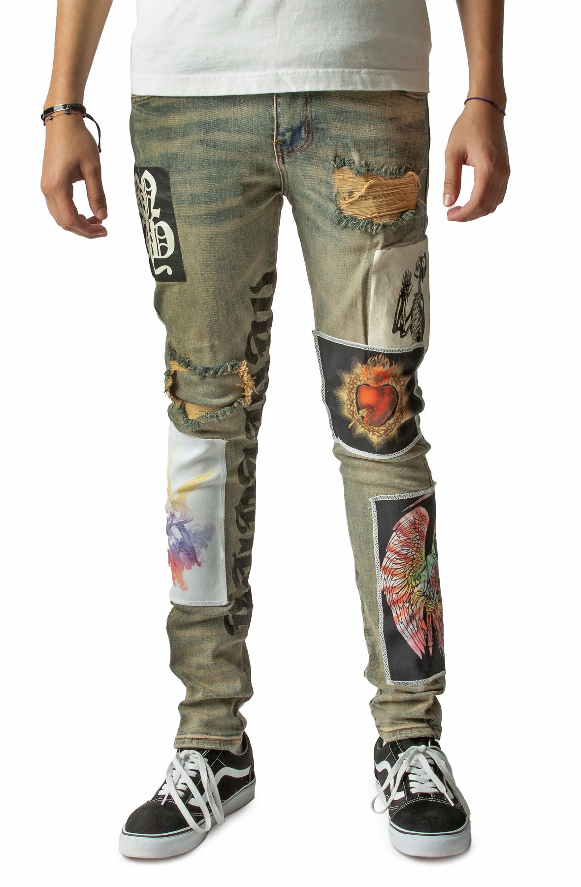 RUNAWAY LOS ANGELES Workmens Sand Wash Tint Jeans RNWYC3-9 - Shiekh