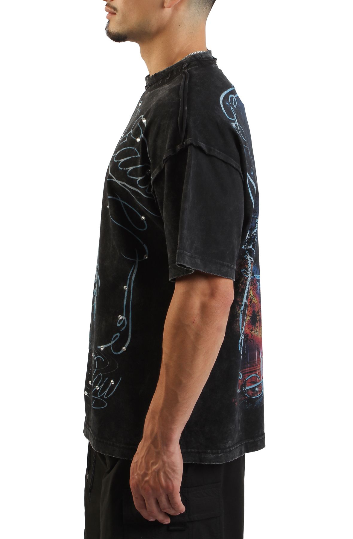 FIRST ROW Skeleton Lost Paradiso T-Shirt FRT2200-BLK - Shiekh