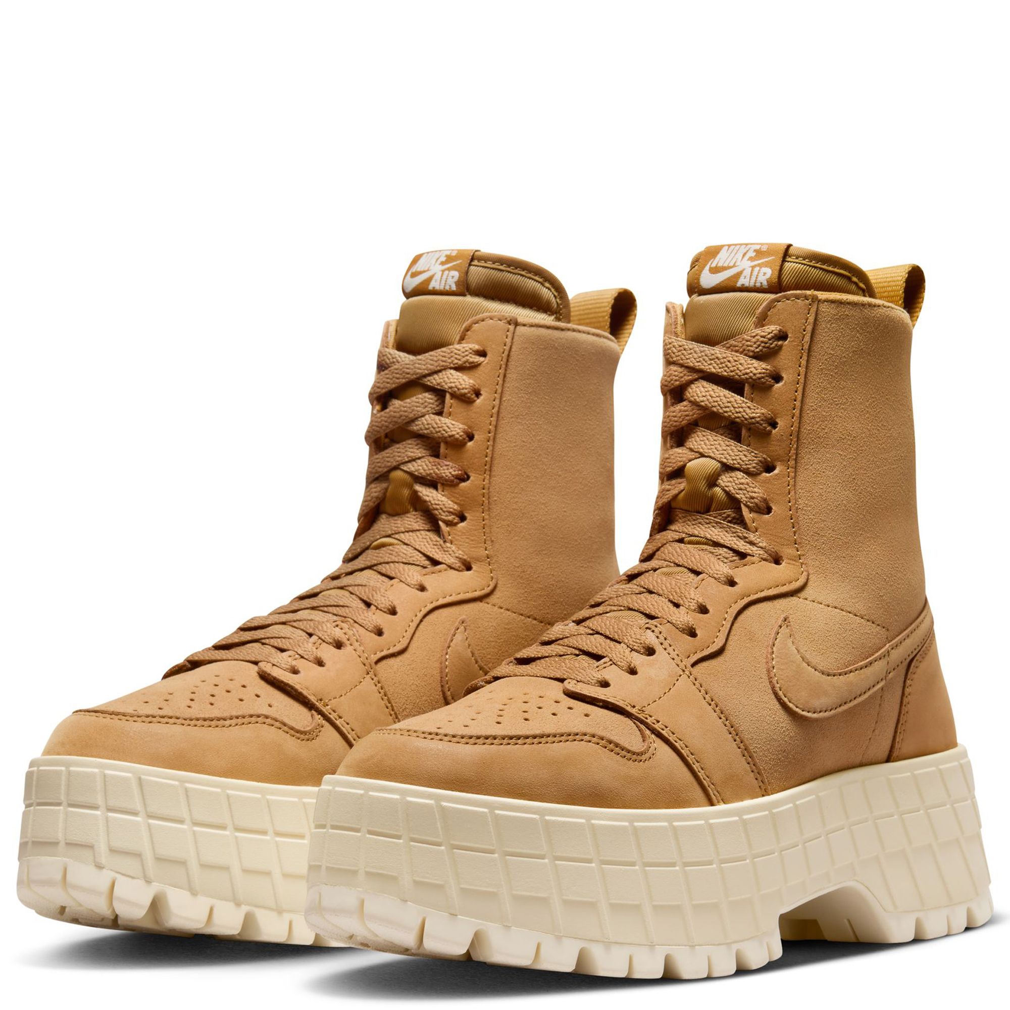 NIKE Jordan ジョーダン スニーカーブーツ Wheat/Muslin/Wheat JORDAN Air 1 Brooklyn Boots FJ5737 700 - Shiekh