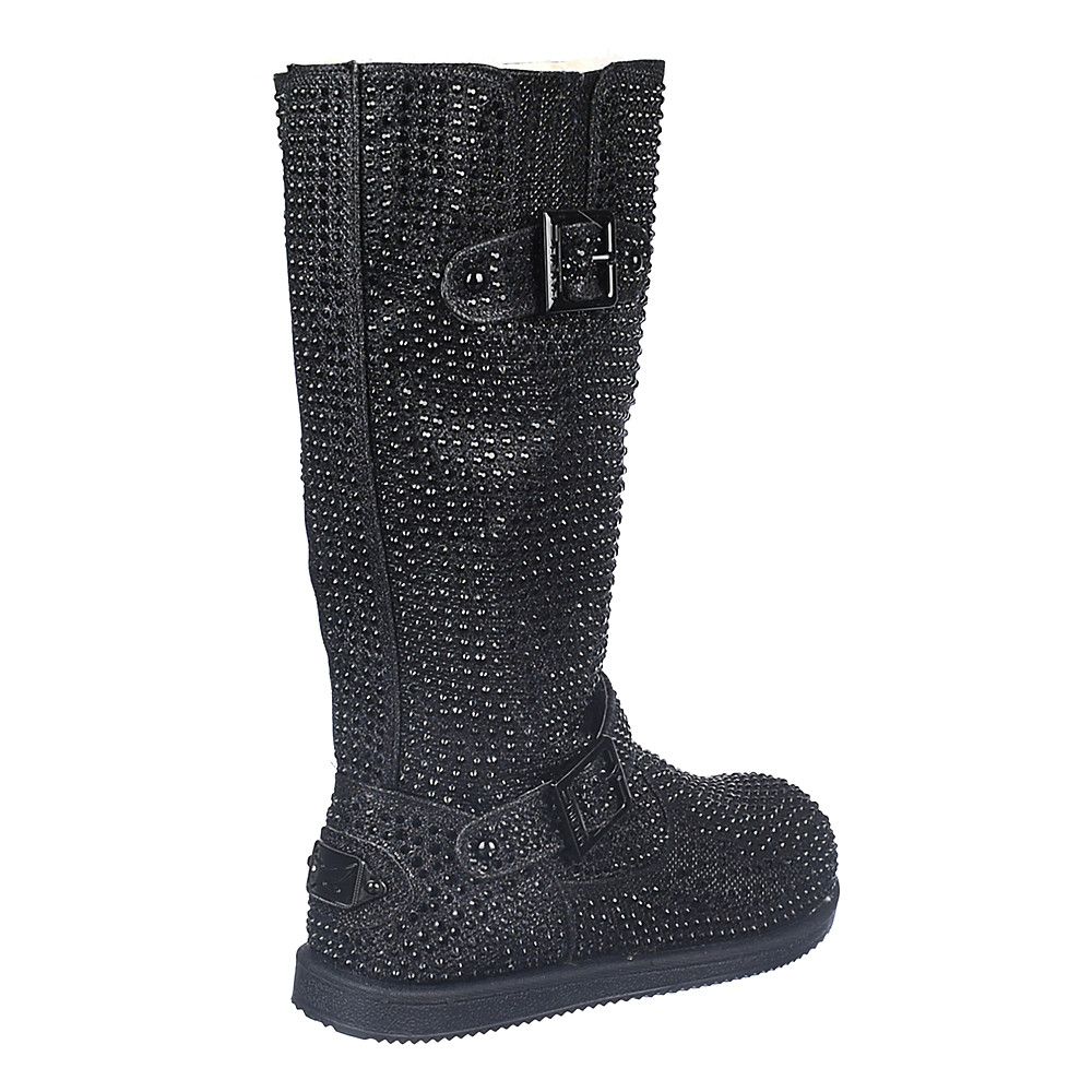 mid calf studded boots
