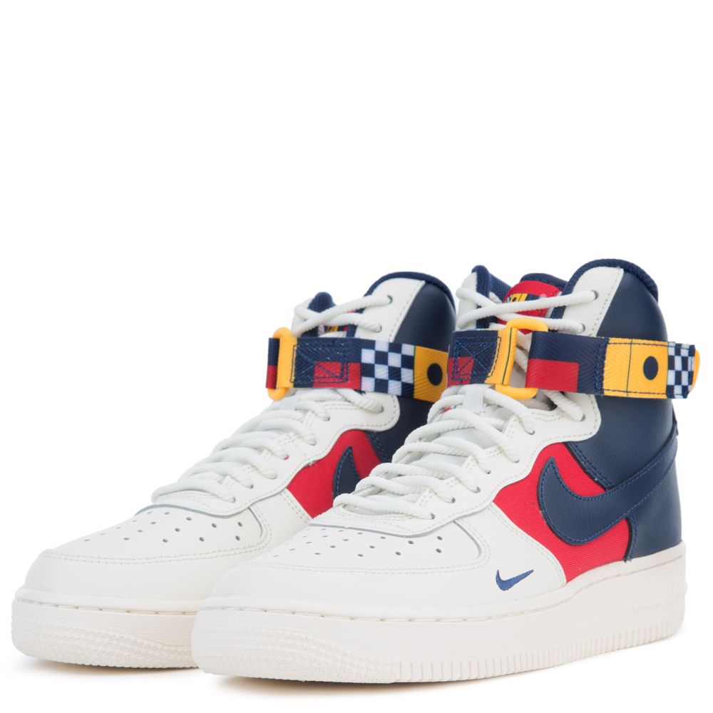 Air Force 1 High LV8 GS 'Multi Color' - Nike - AV7958 100 - sail/midnight  navy/gym red