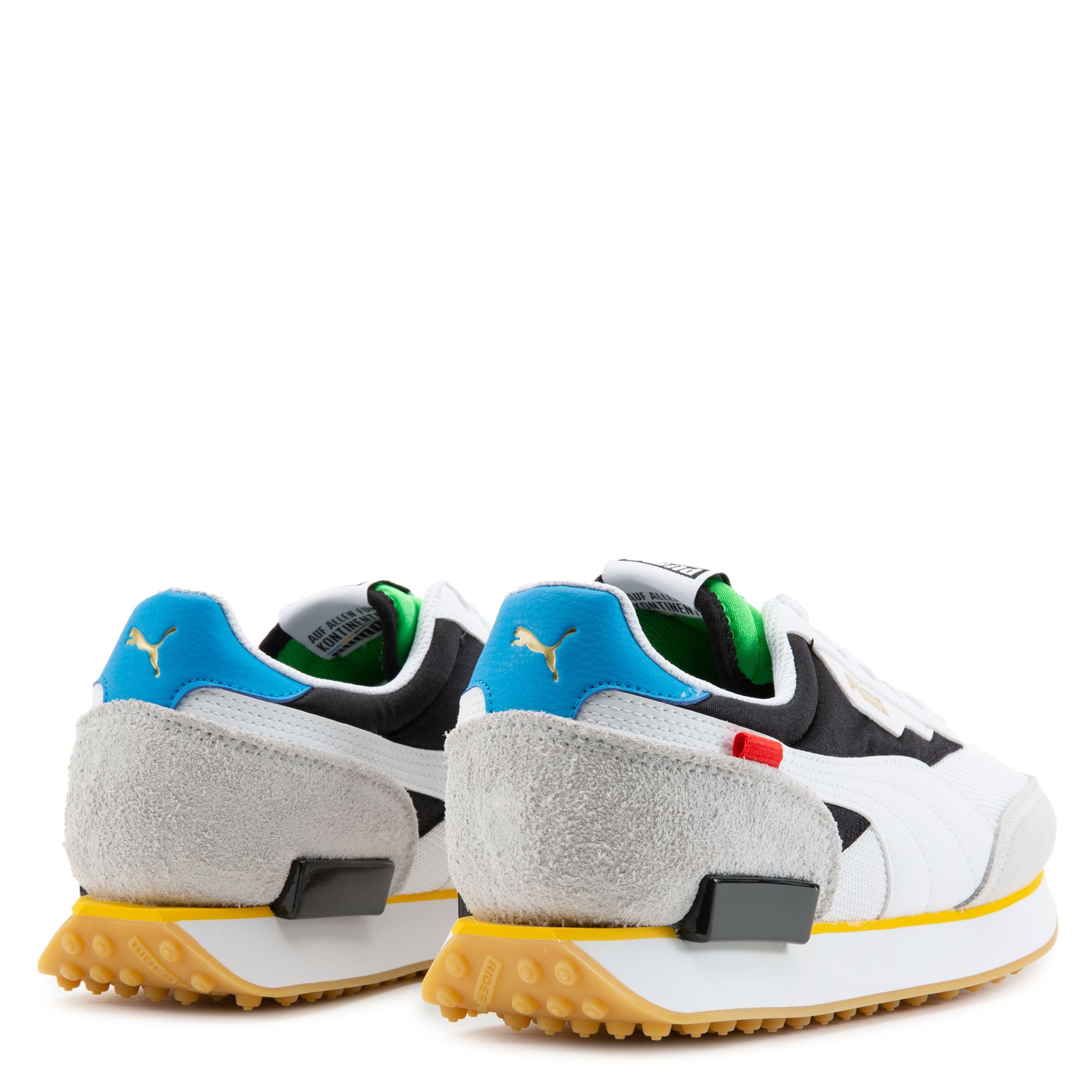 baskets future rider 373384 puma white puma black