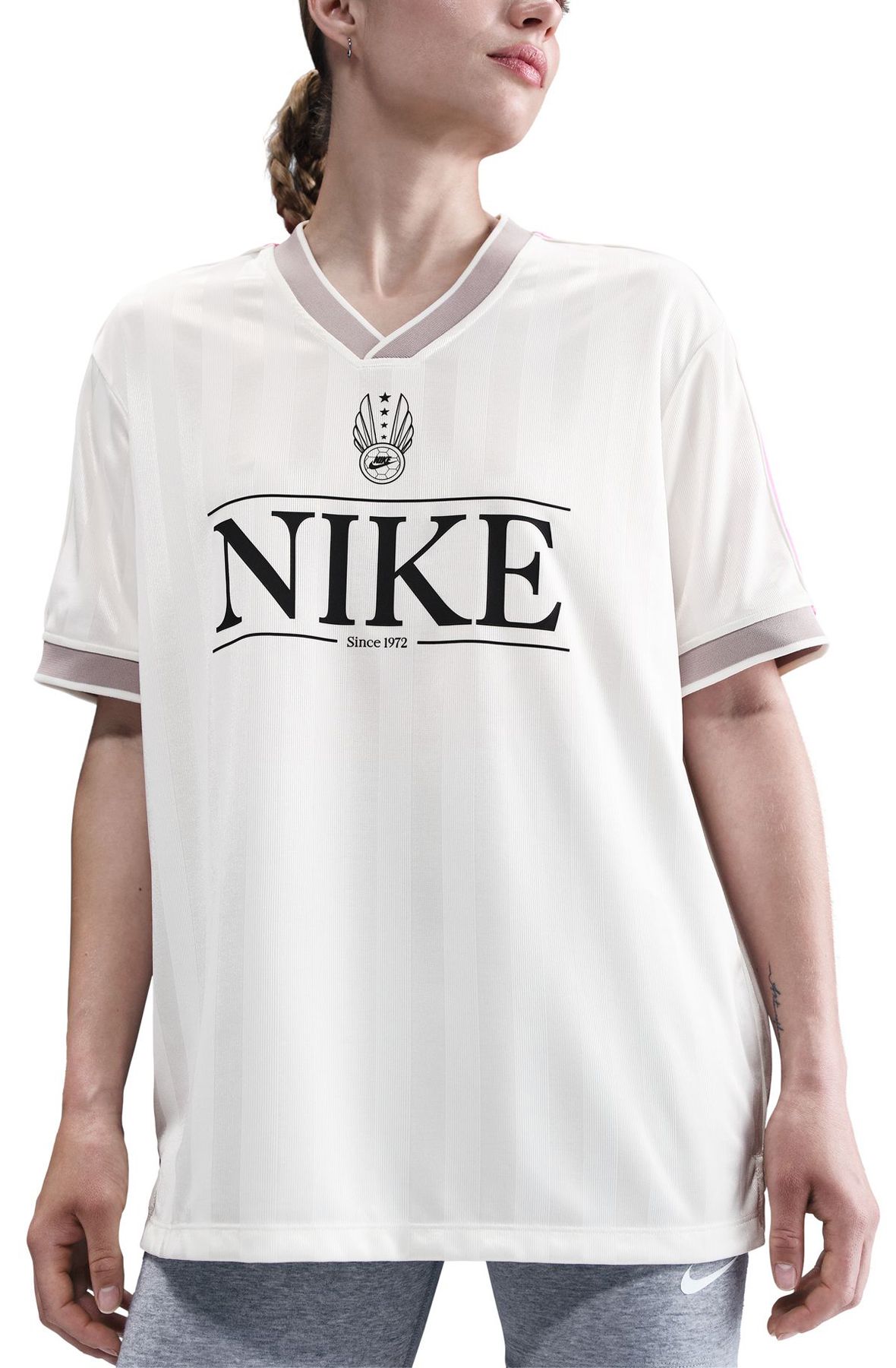 NIKE V-Neck Jersey Top IH8504 133 - Shiekh