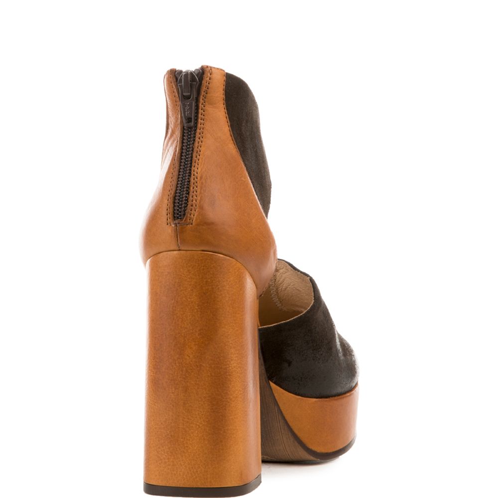 [HUNTER] [WOMEN] Refined Platform l Hill ☆送料込☆ FREE PEOPLE Free People Luxor Tan Combo Platform Heels