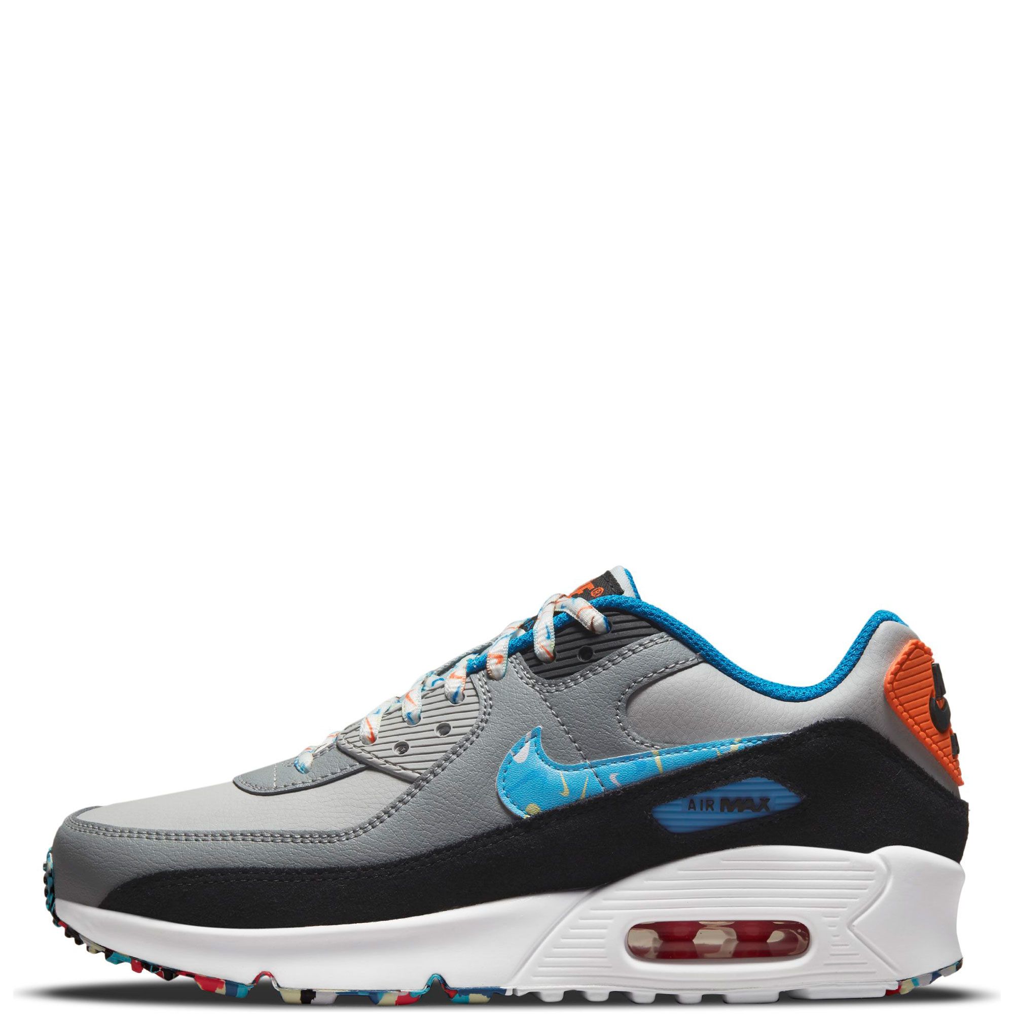 Nike Air Max 90 LTR Big Kids' Shoes in Grey, Size: 7Y | DM7594-001