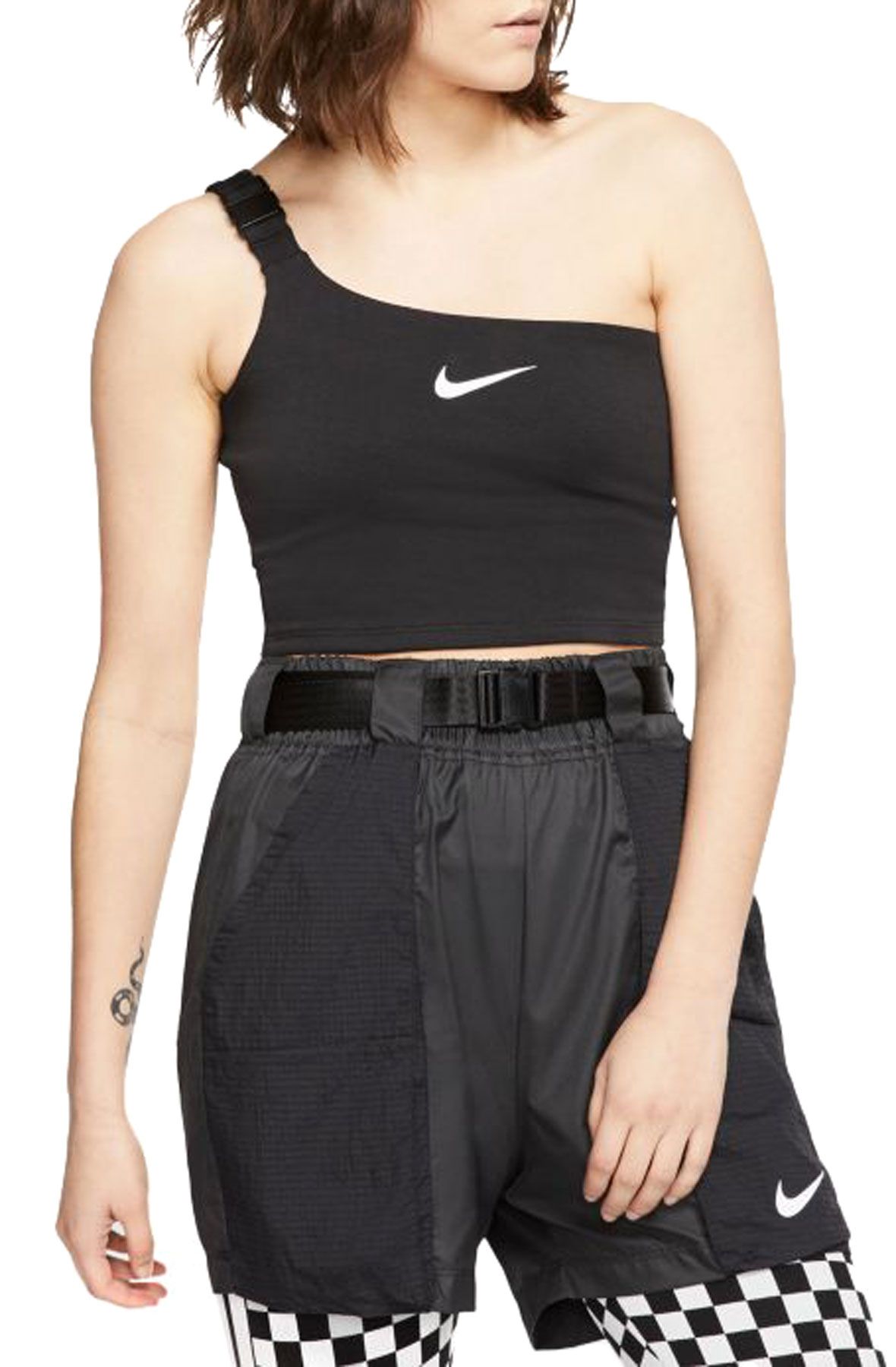 nike sportswear swoosh cropped tank