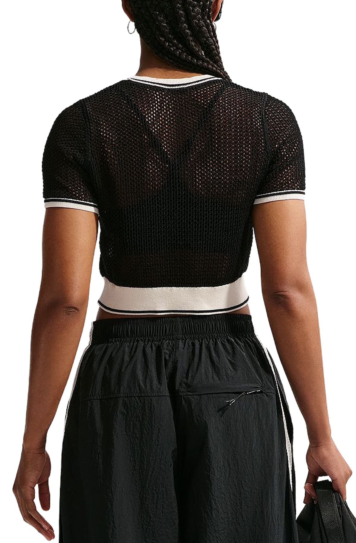 NIKE Sportswear Chill Knit Tight Cropped Top IH1322 010 - Shiekh