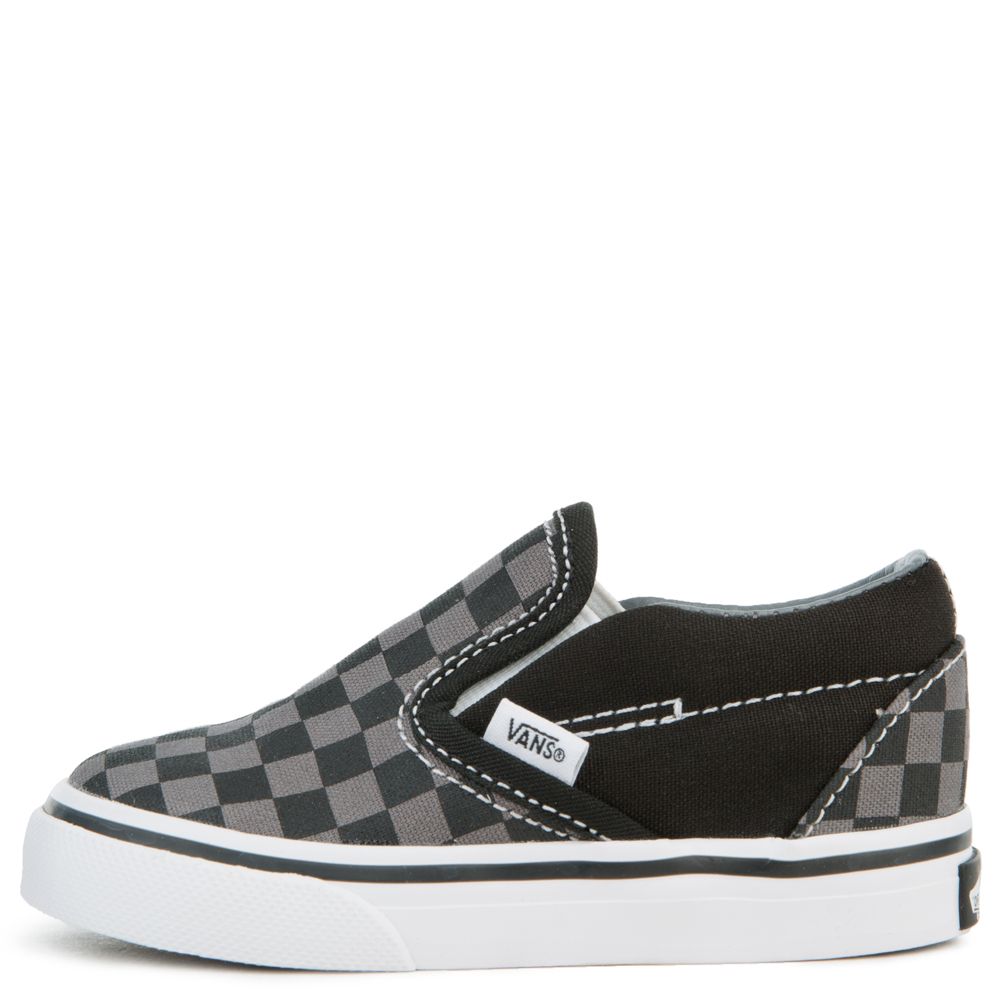 CLASSIC SLIP-ON BLACK/PEWTER CHECKERBOARD