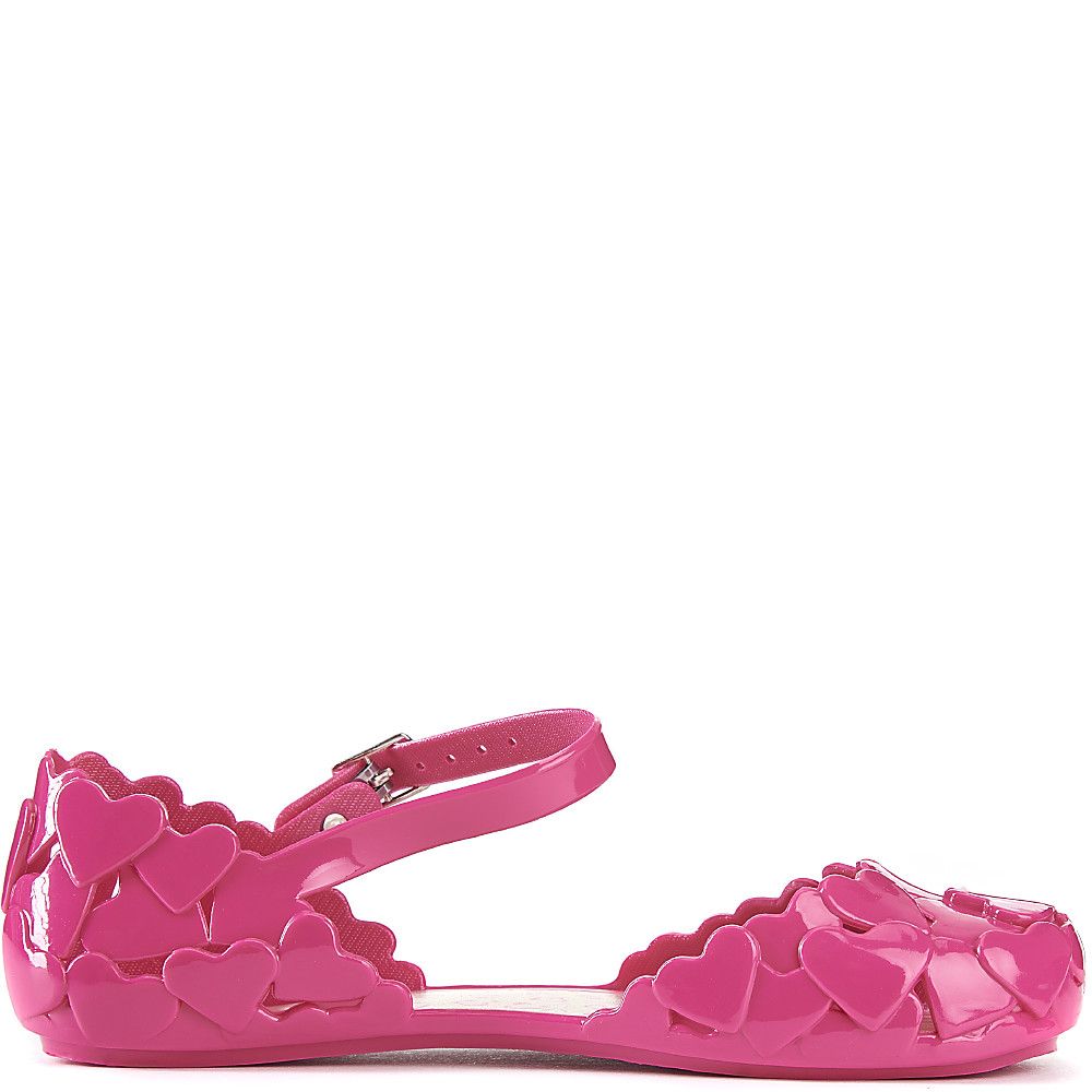 pink jelly flats