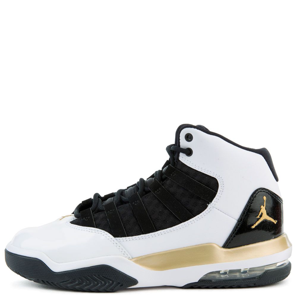 black and gold and white jordans