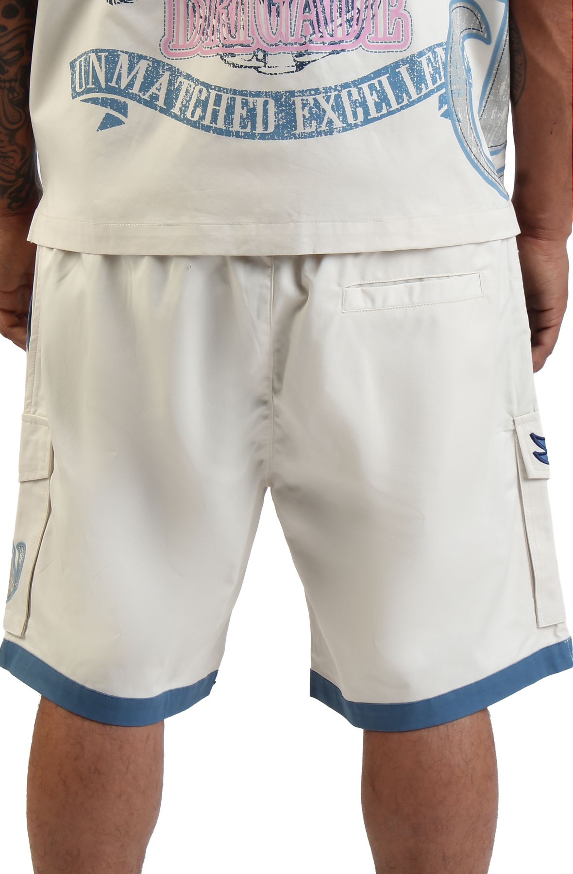 SMOKE RISE Premier Woven Shorts WS25588SK-CBLUE - Shiekh