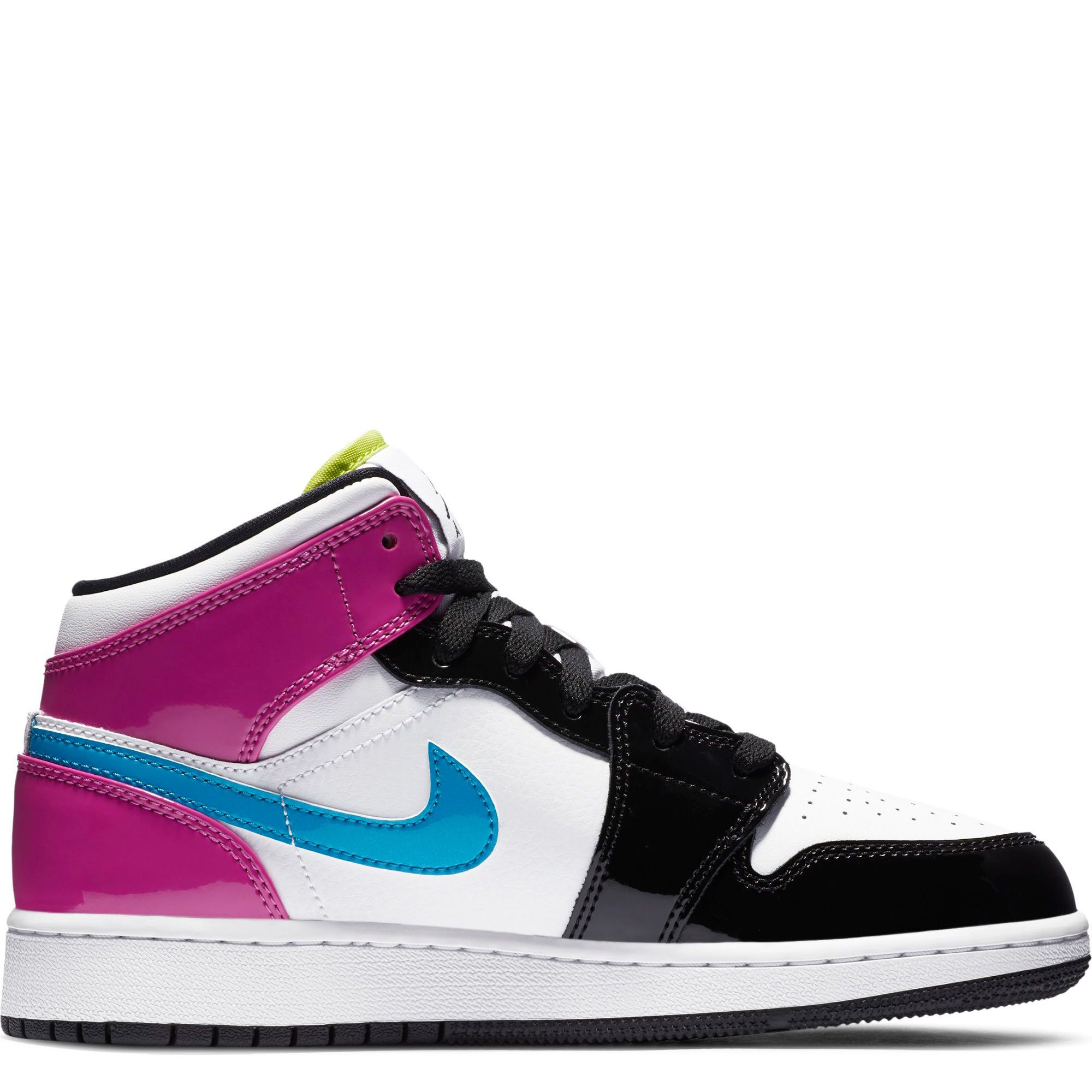 シューズ(女性用) NIKE GS Air Jordan 1 High OG\"PatentBred\" AIR JORDAN NIKE 1 RETRO HIGH OG GS PATENT BRED GOOD