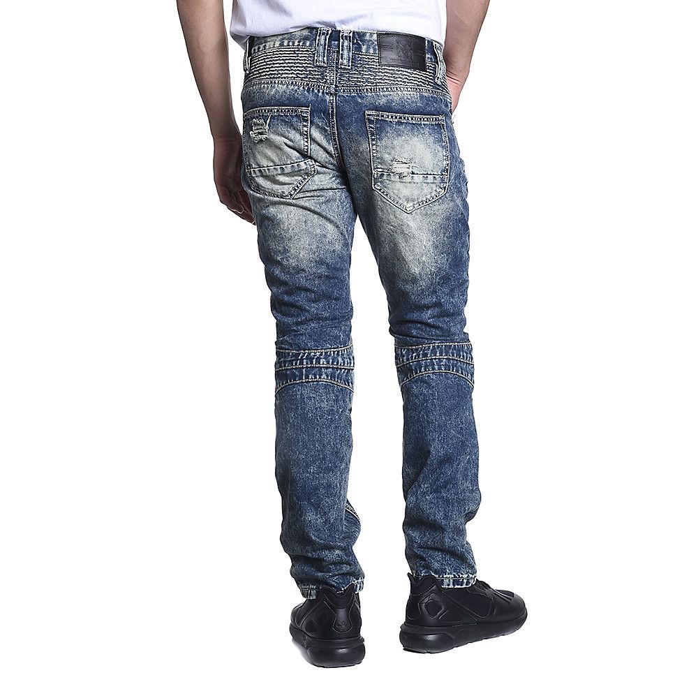 SMOKE RISE Men's Ripped Denim Jeans JP 5633 - Shiekh