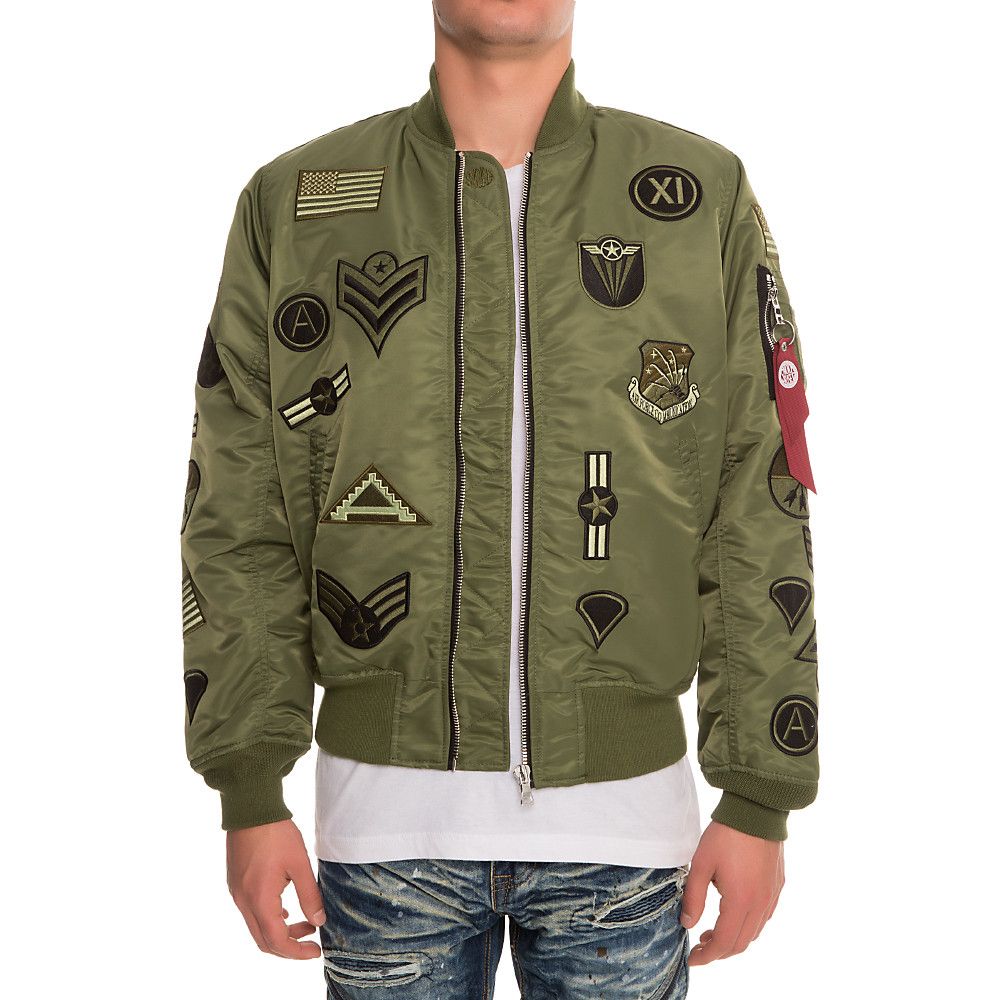 multipatch bomber jacket