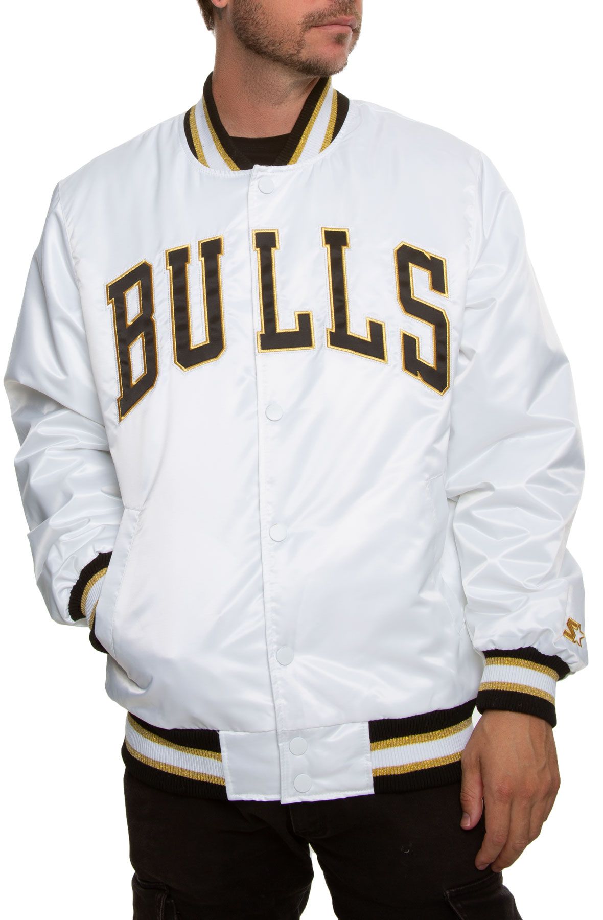 white bulls starter jacket