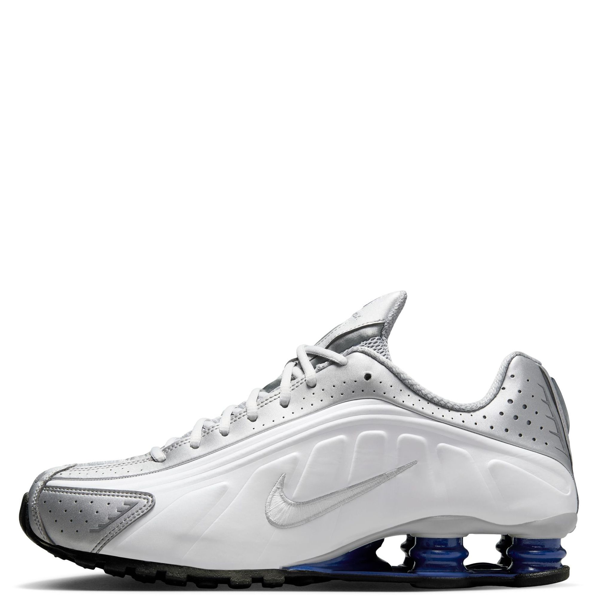 【NIKE】◆Shox R4 llic Silver/White◆HQ1988-102◆ Nike Shox R4 Metallic Silver White HQ1988-102 Men US 8 - 12