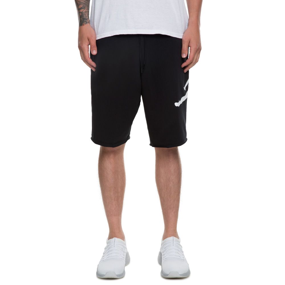 jordan shorts black and white