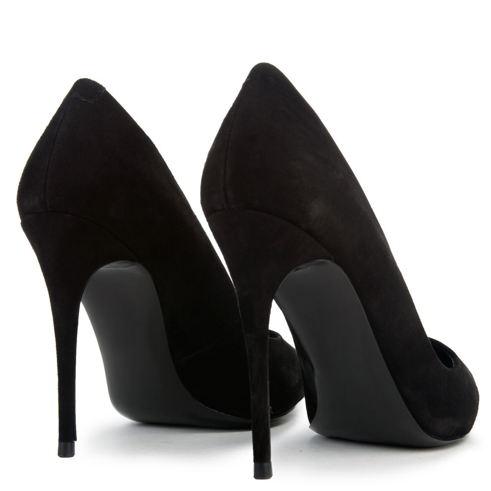 STEVE MADDEN Daisie High Heel DAISIE/BLACK SUEDE - Shiekh