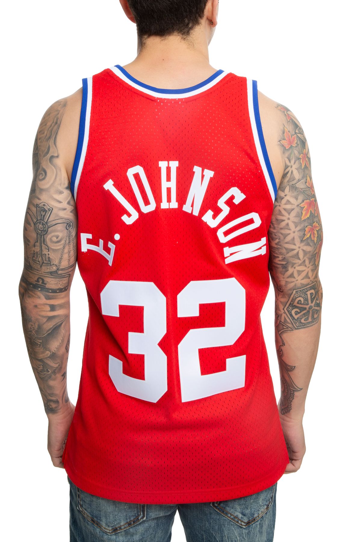 mitchell&ness ゲームシャツ Magic Johnson XL MITCHELL AND NESS Magic Johnson All-Star West Swingman