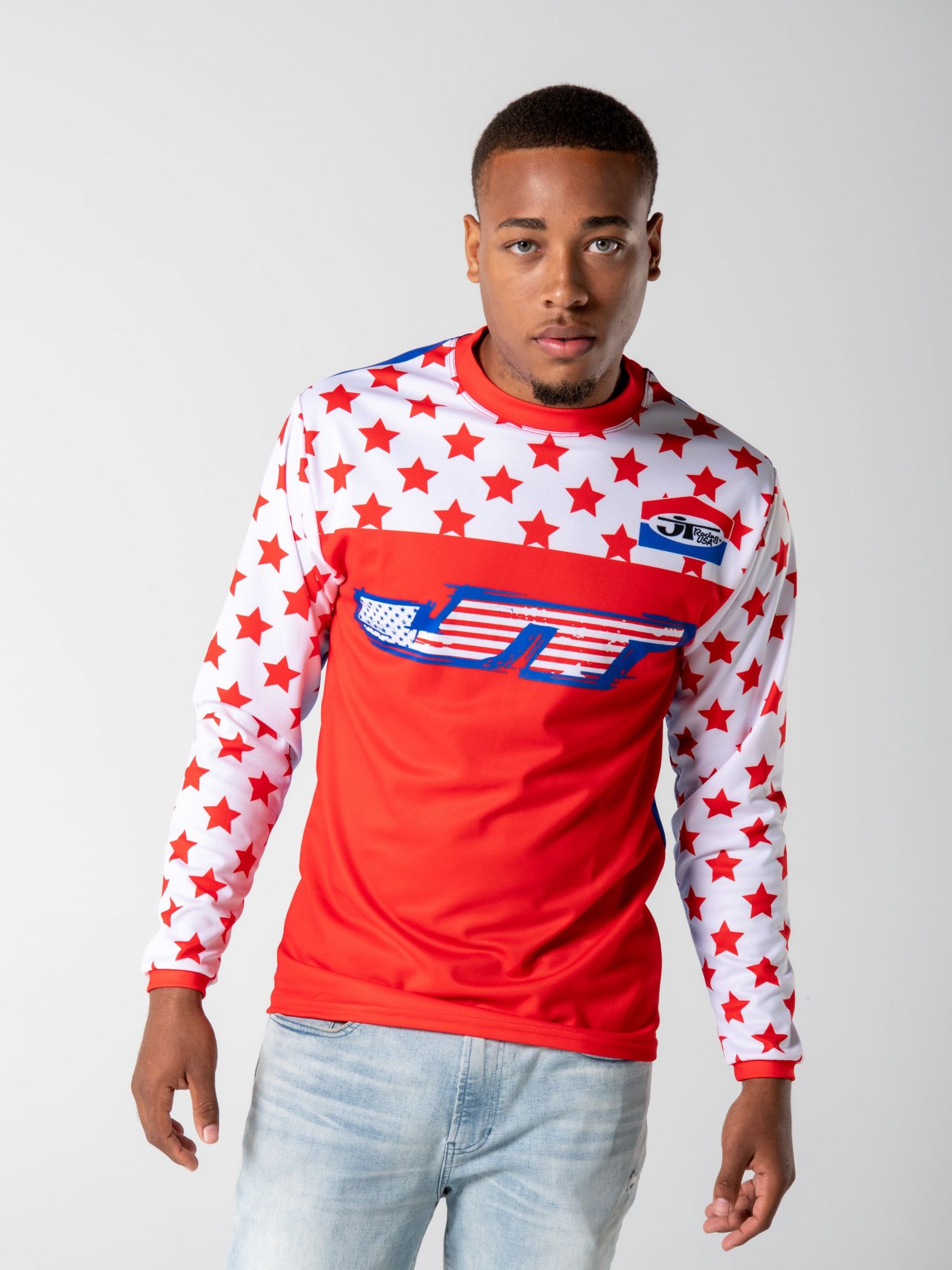 Maillot JT Paintball Spring Edition - Rouge Et Bleu - Taille XL - Neuf